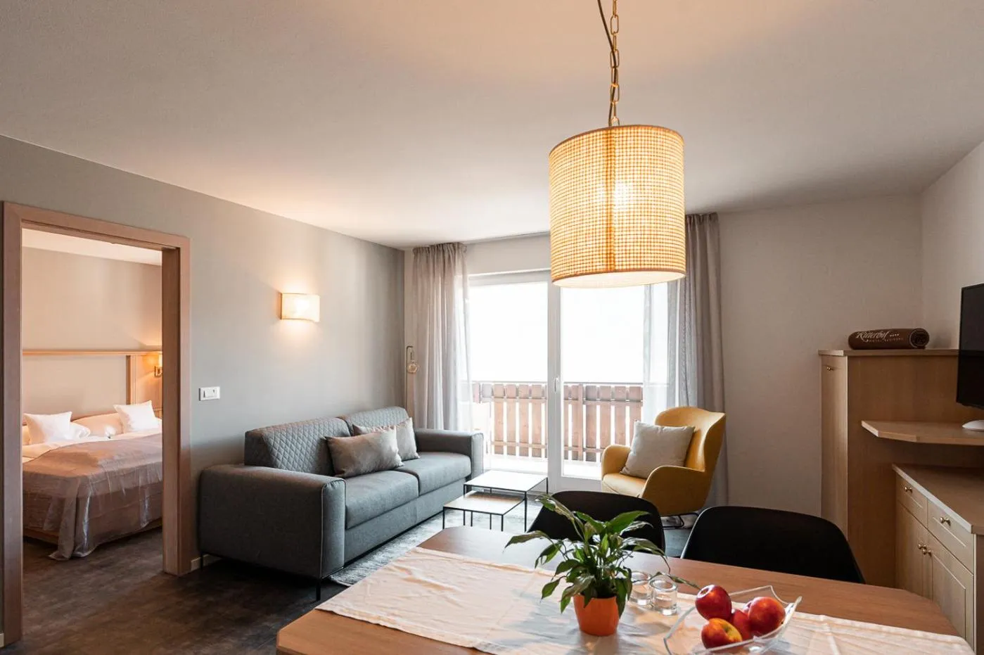 Bed in Apartmenthotel Ritterhof Suites & Breakfast