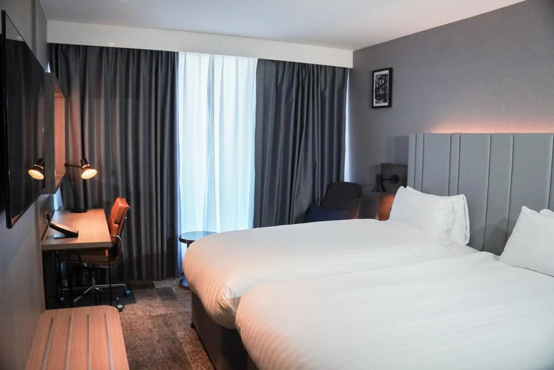 Photo of the whole room, Bed in Crowne Plaza London - Kingston by IHG