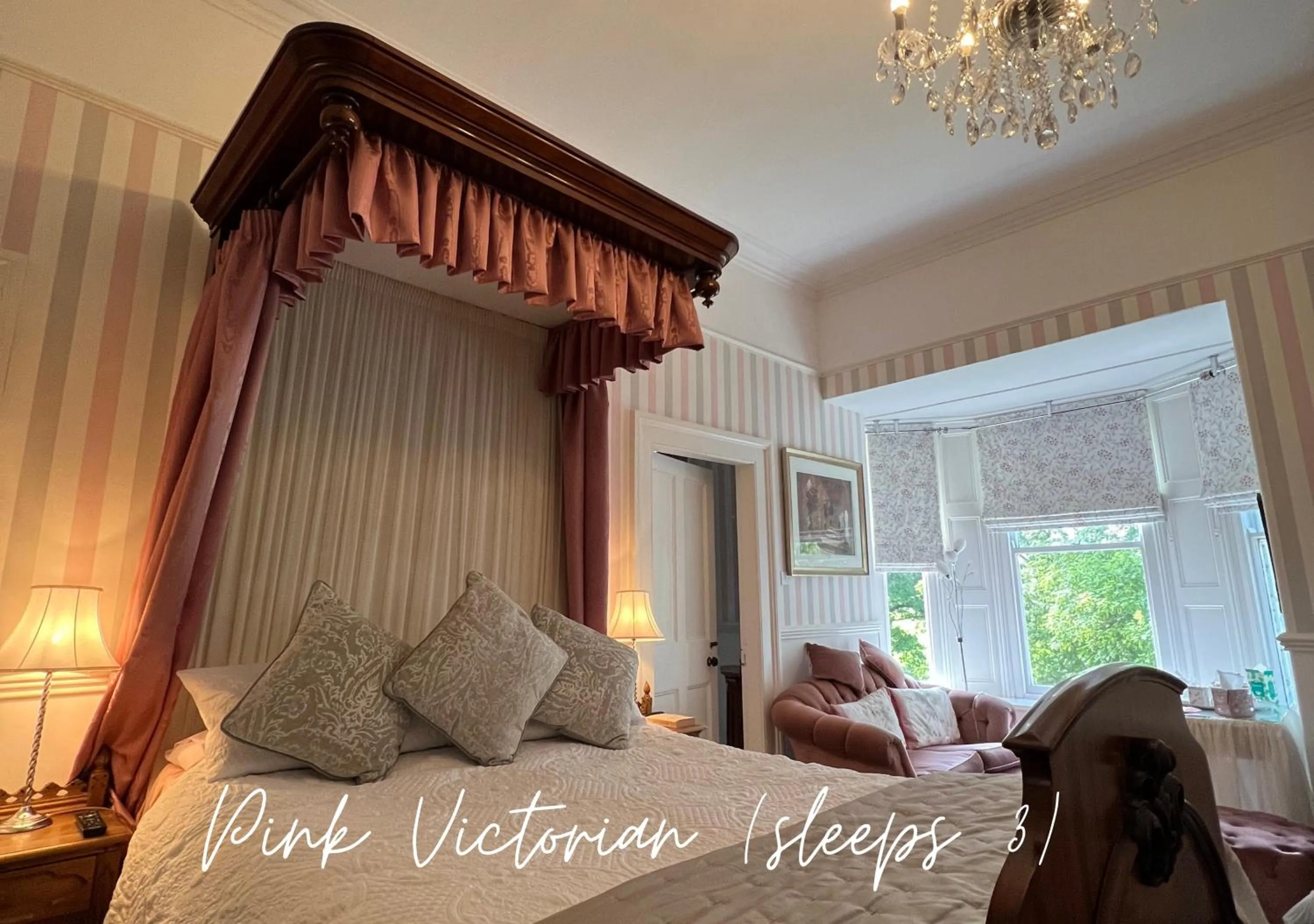 Bedroom, Bed in Barton Hall Country House