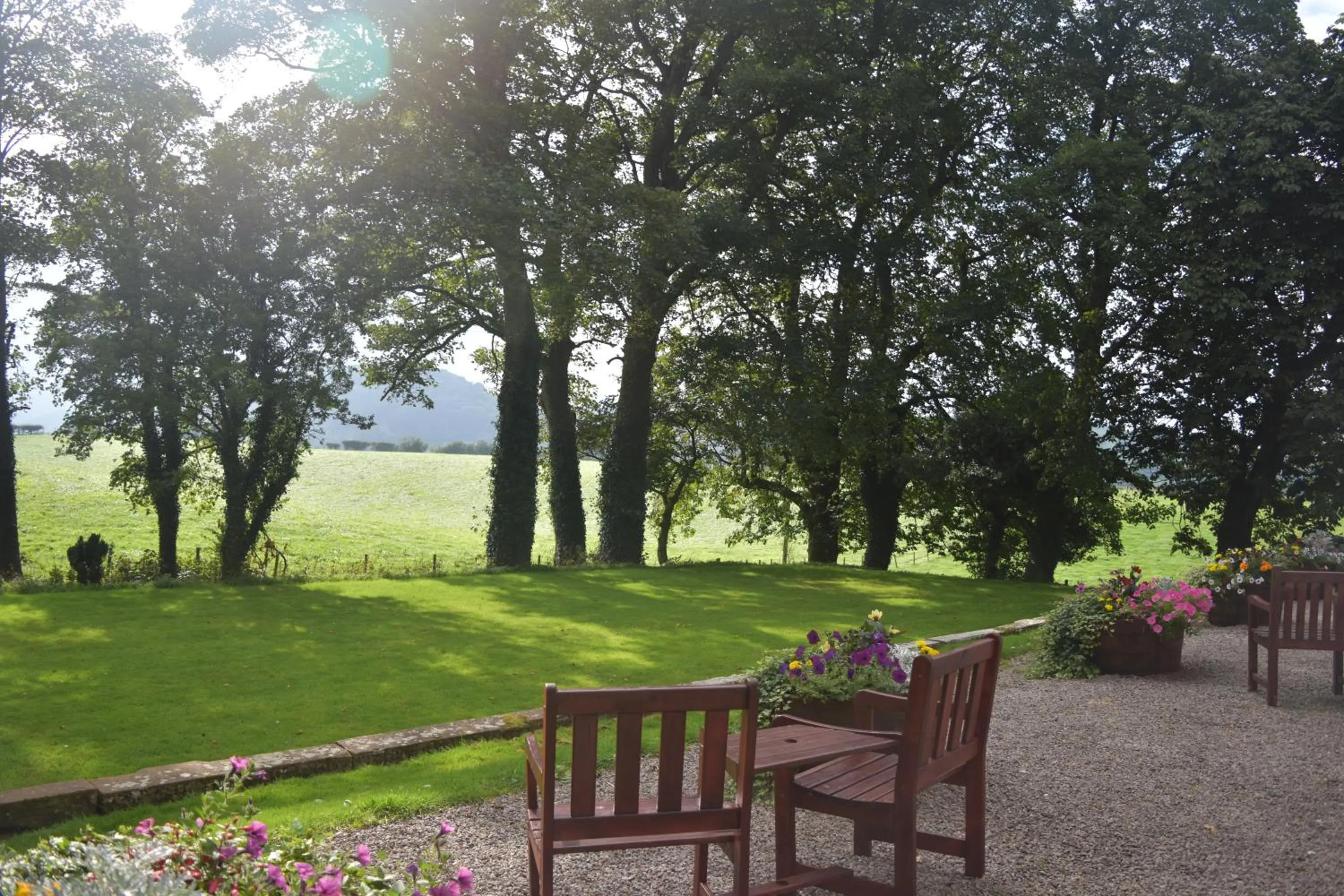 Balcony/Terrace in Barton Hall Country House