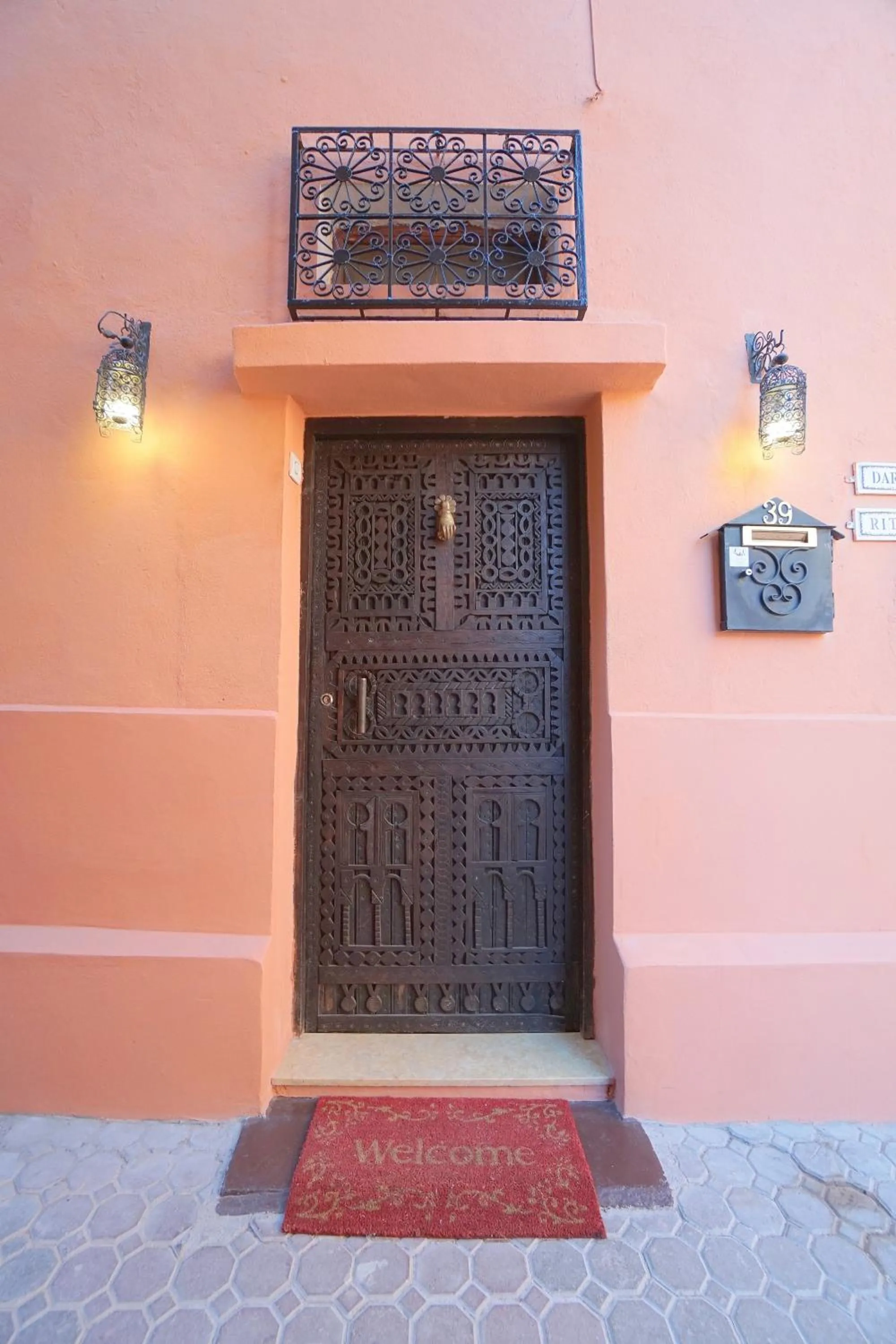 Facade/entrance in Riad Dar Rita