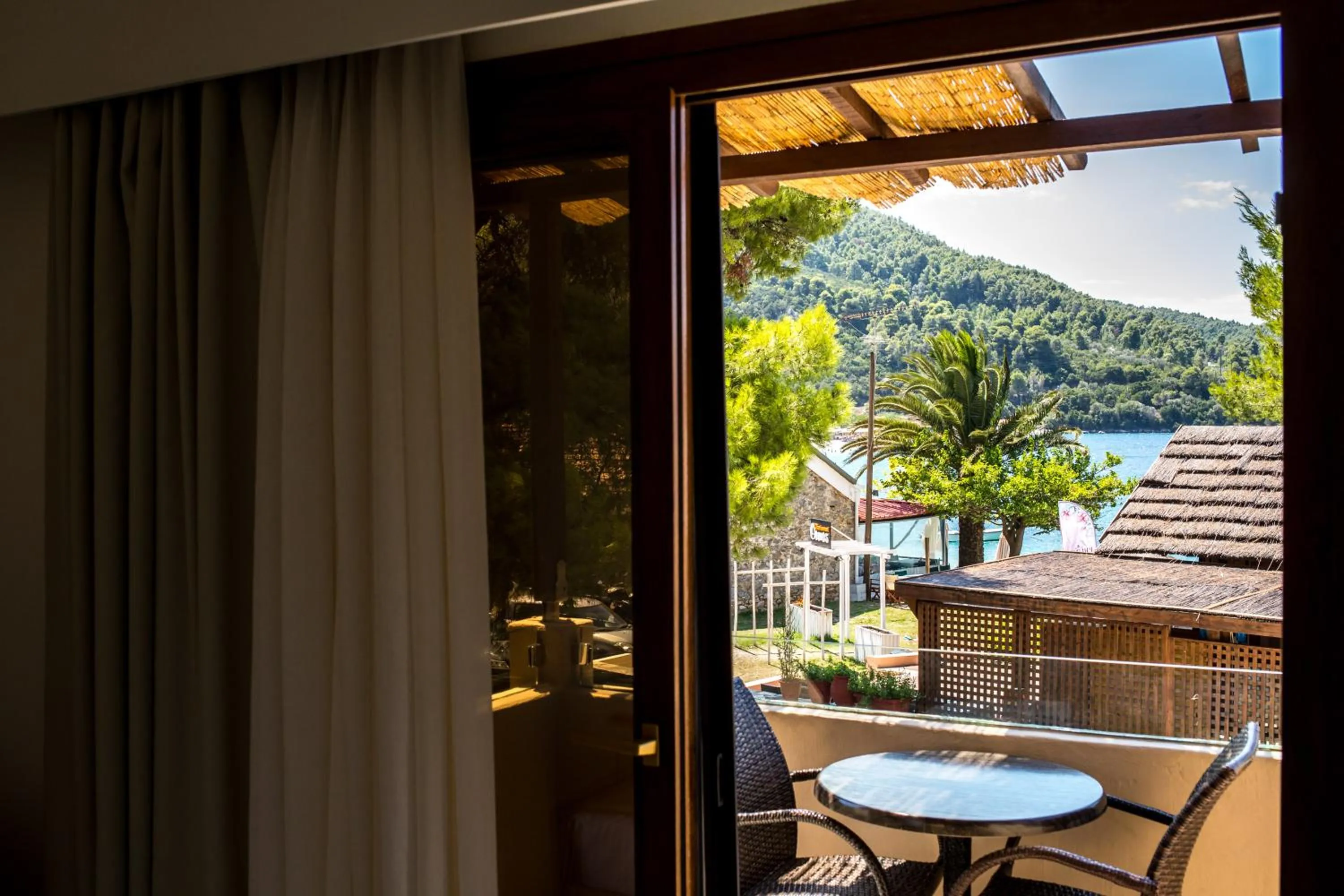 Balcony/Terrace in Blue Green Bay