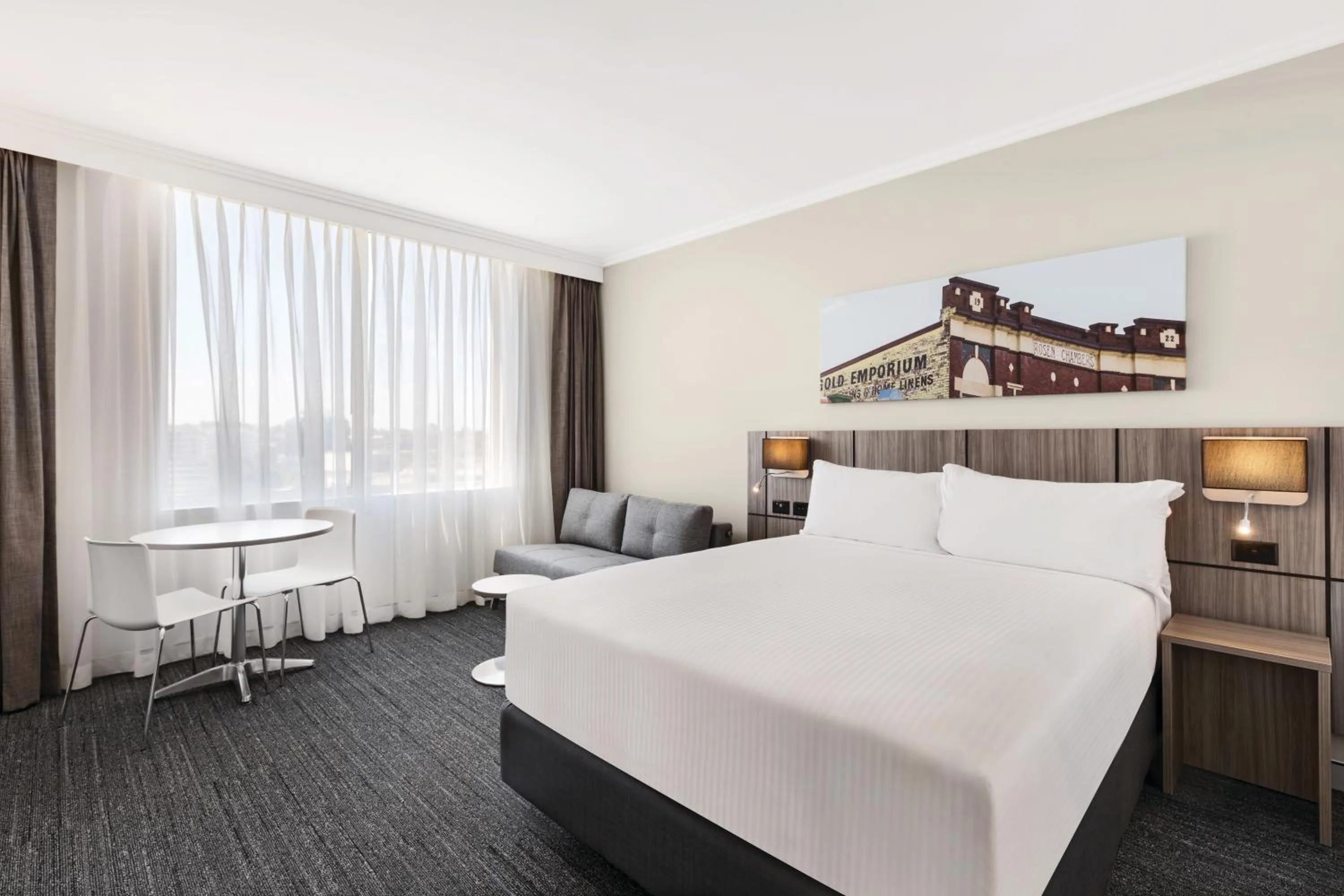 Bed in Mercure Sydney Bankstown