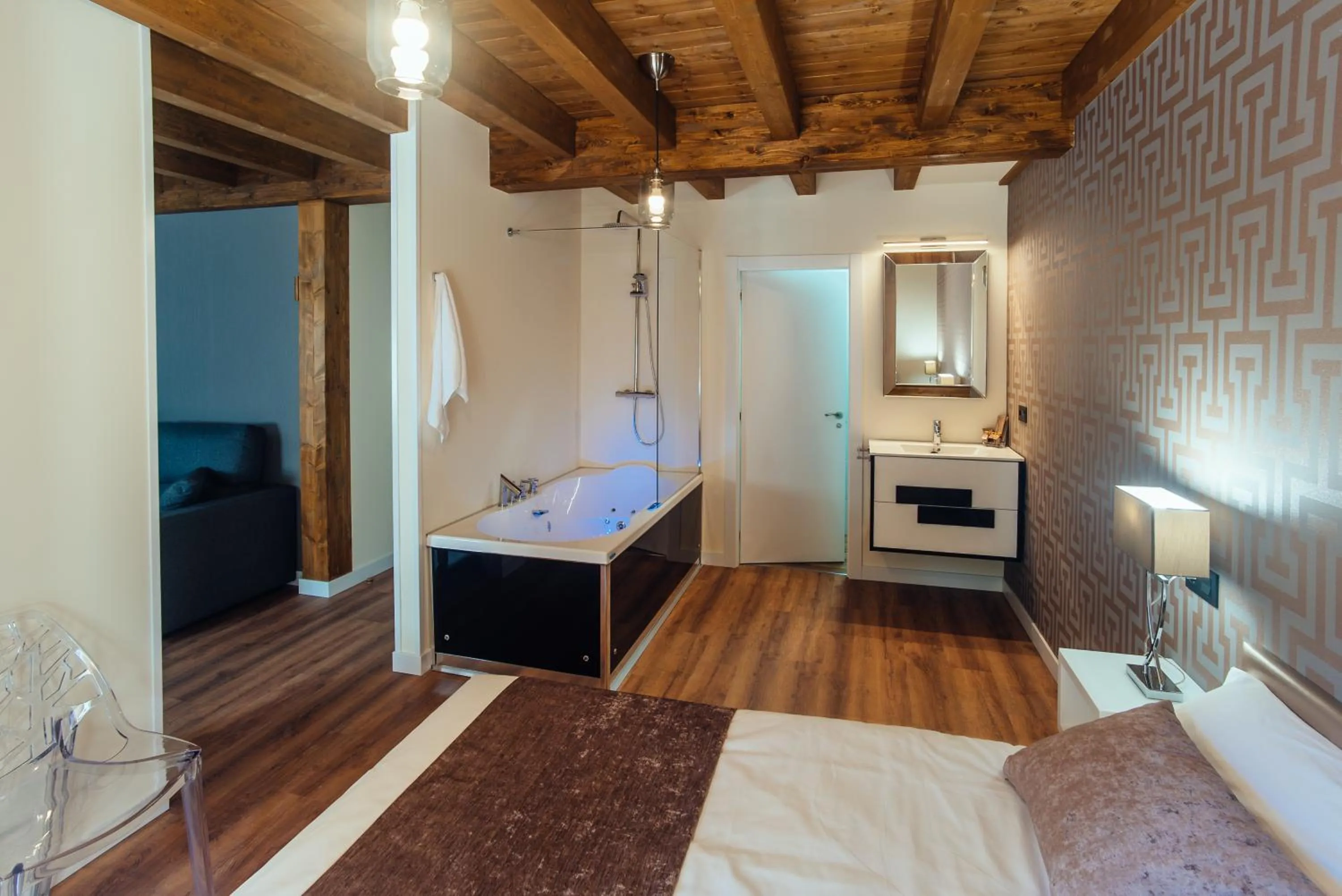 Photo of the whole room, Bed in Hotel Rural Pinares de Soria