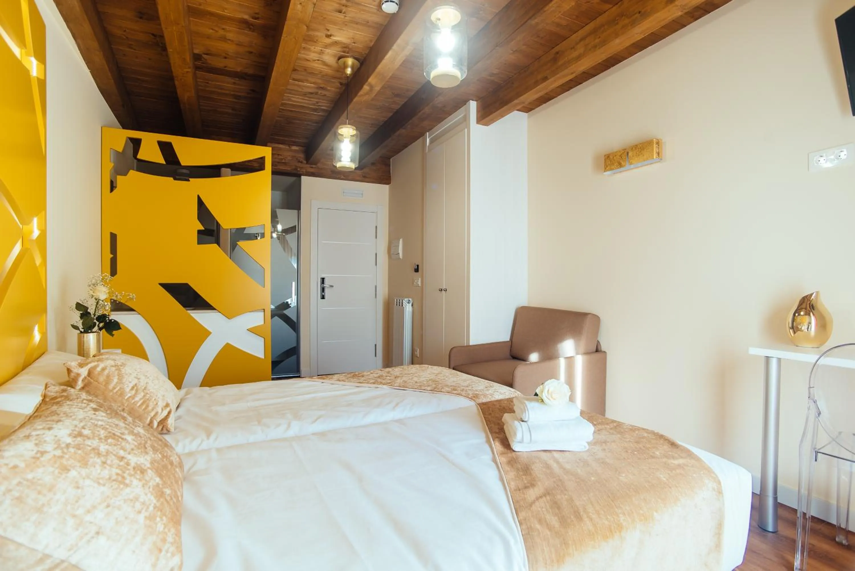 Photo of the whole room, Bed in Hotel Rural Pinares de Soria