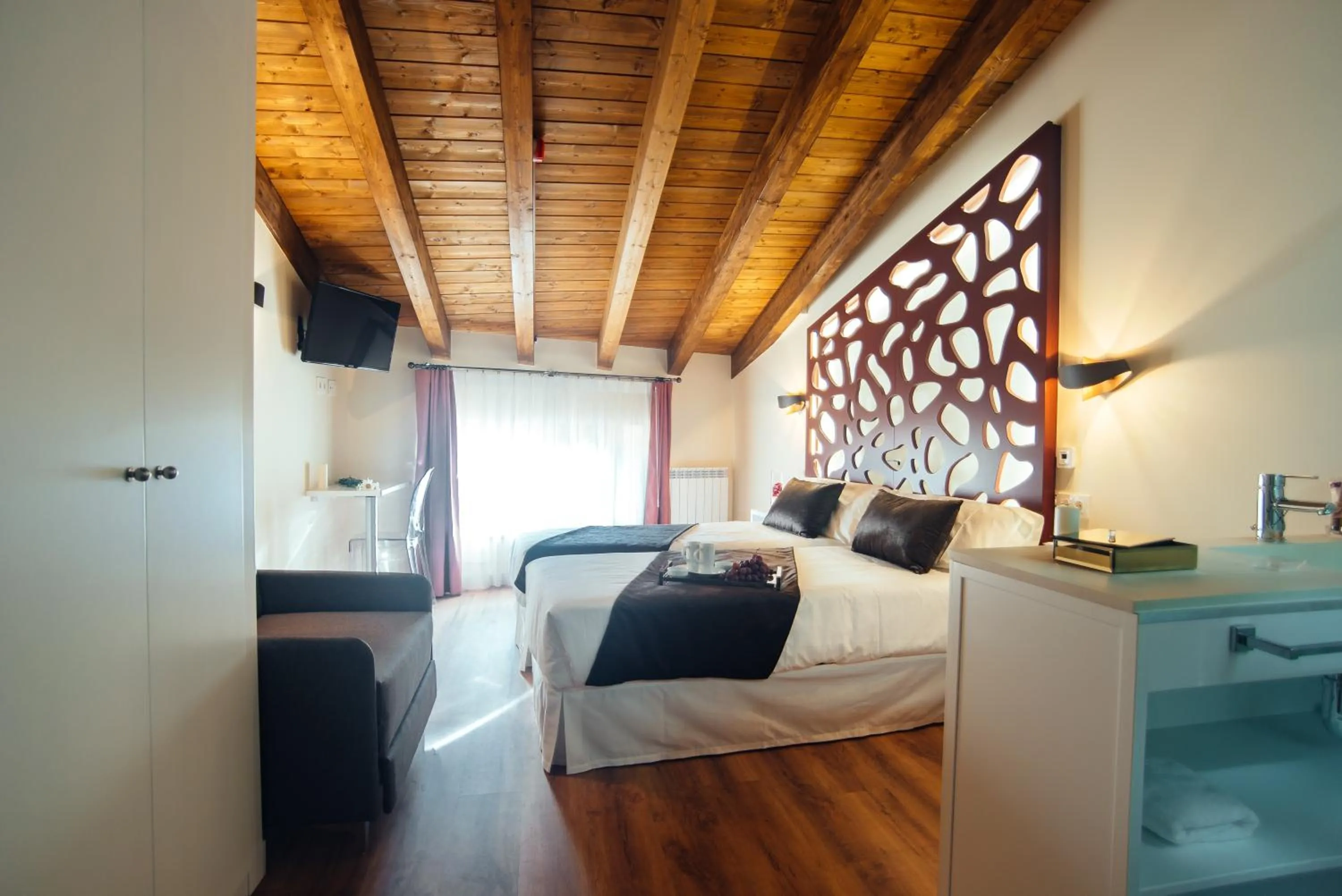 Bedroom, Bed in Hotel Rural Pinares de Soria