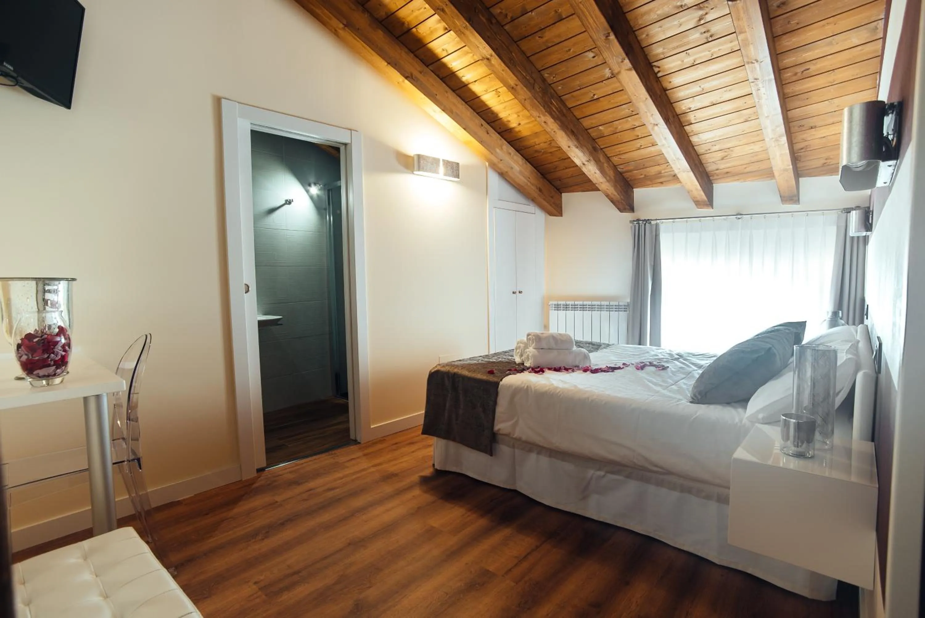 Bedroom, Bed in Hotel Rural Pinares de Soria