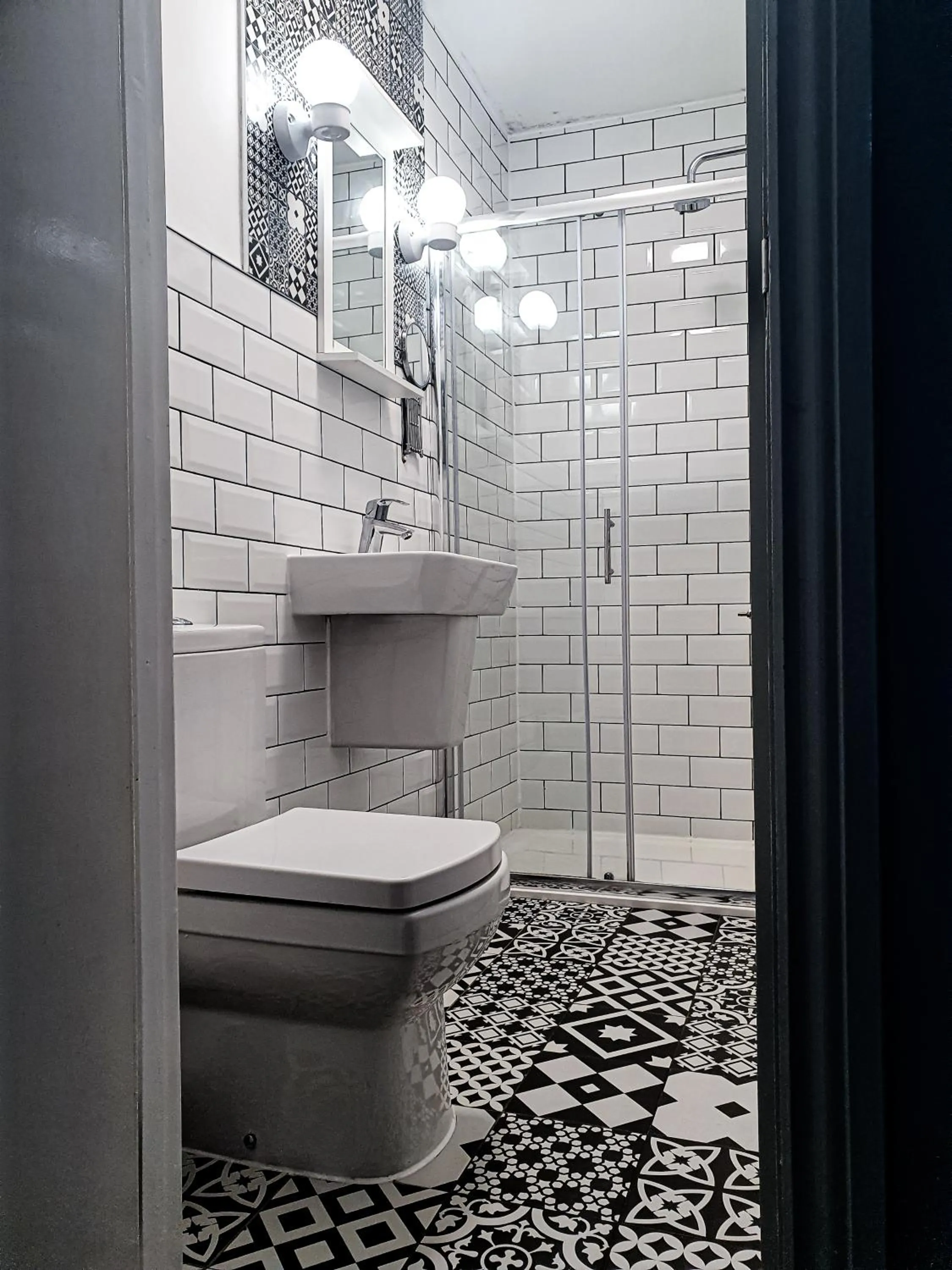 Bathroom in Plaza Hotel