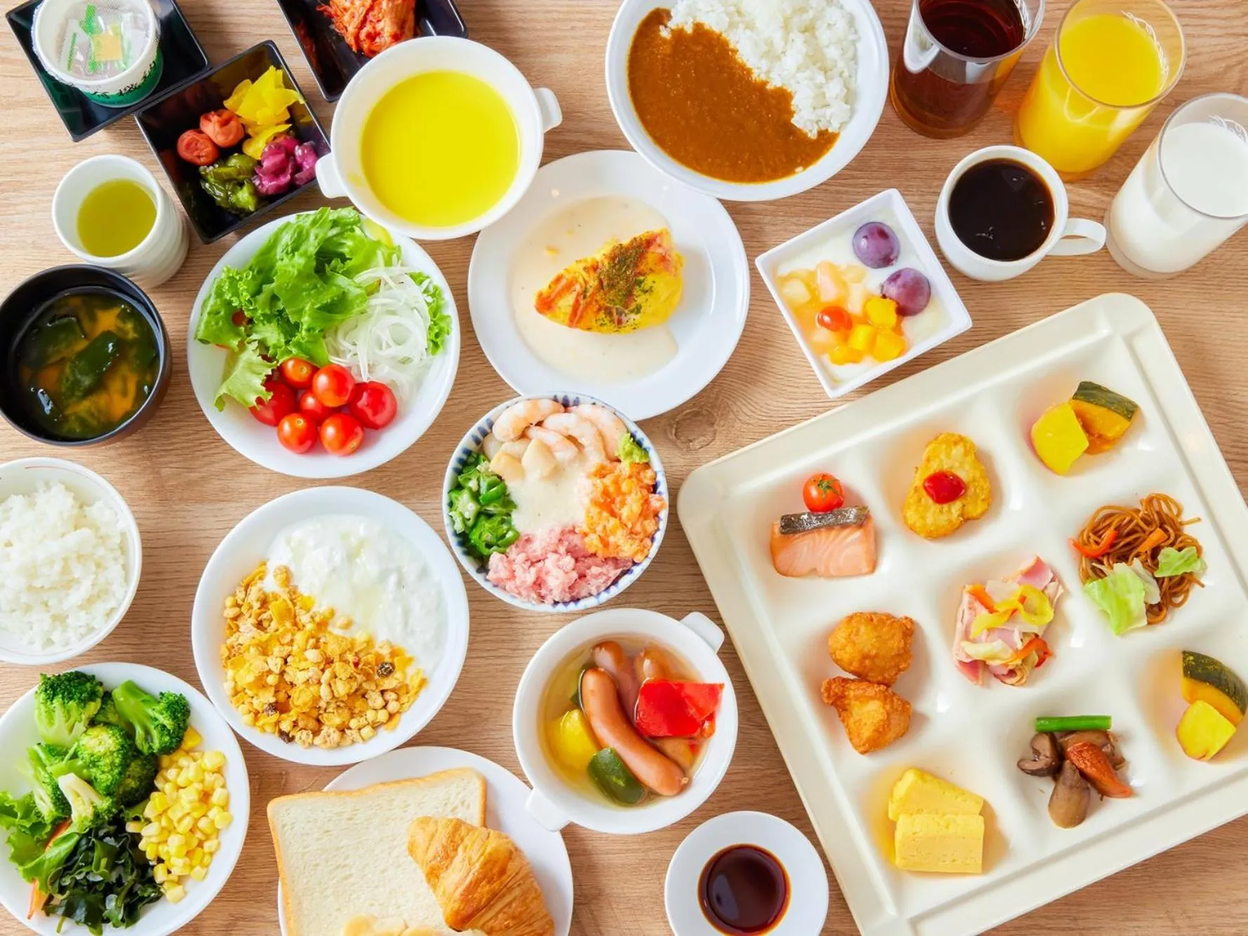 Buffet breakfast in Hotel Shuranza Chiba