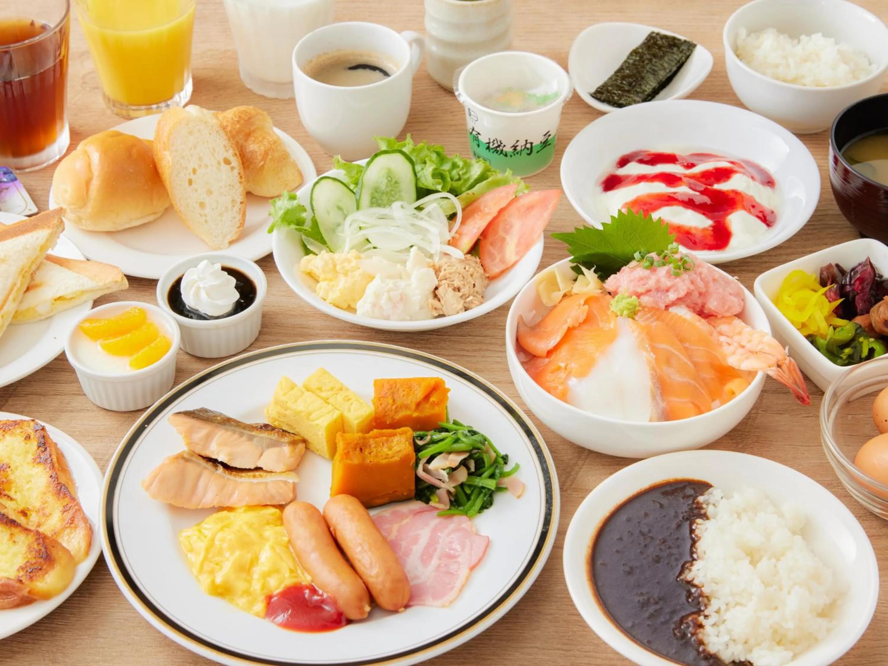 Buffet breakfast in Hotel Shuranza Chiba