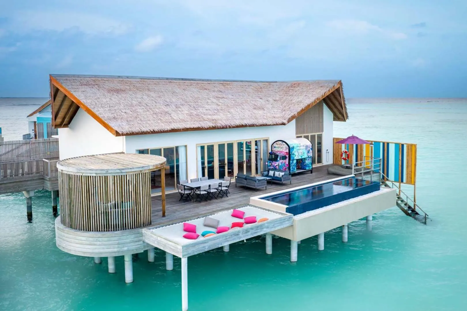 Pool view in Hard Rock Hotel Maldives - FREE transfer for stays until 21st Dec 2025 and 11th Jan to 30th Apr 2026