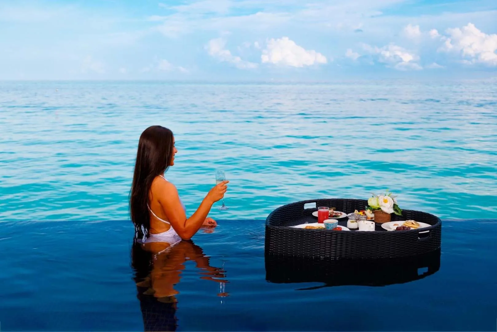 Swimming pool in Hard Rock Hotel Maldives - FREE transfer for stays until 21st Dec 2025 and 11th Jan to 30th Apr 2026