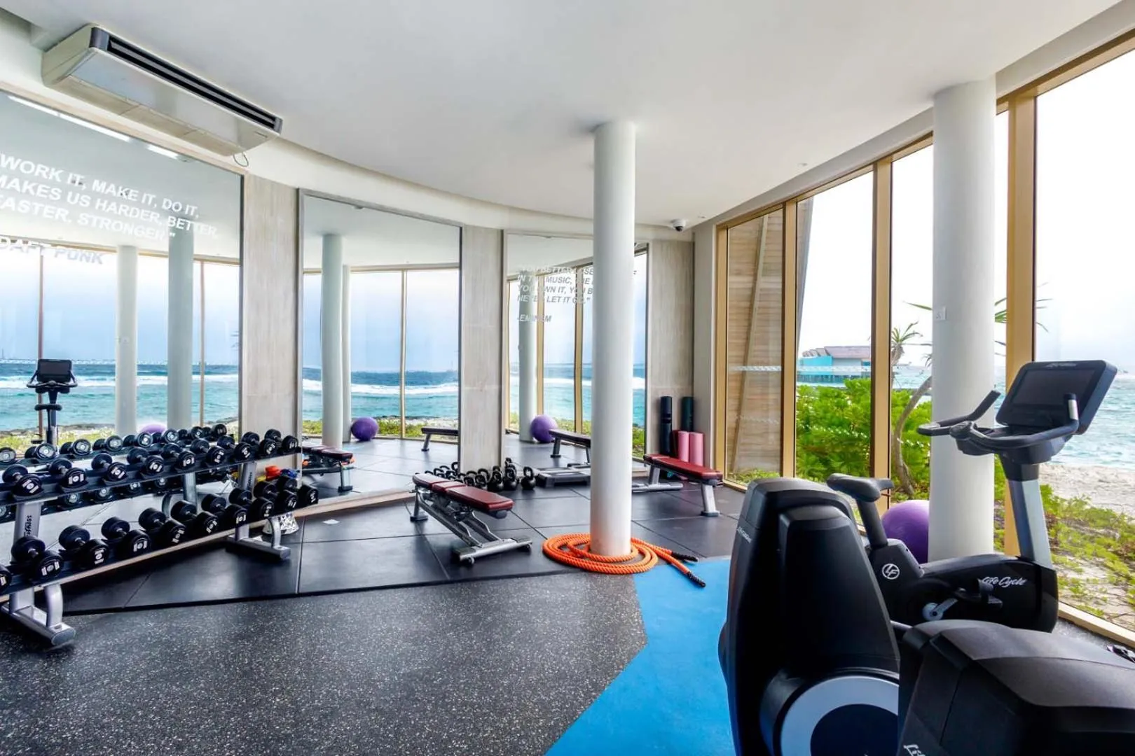 Fitness centre/facilities in Hard Rock Hotel Maldives - FREE transfer for stays until 21st Dec 2025 and 11th Jan to 30th Apr 2026