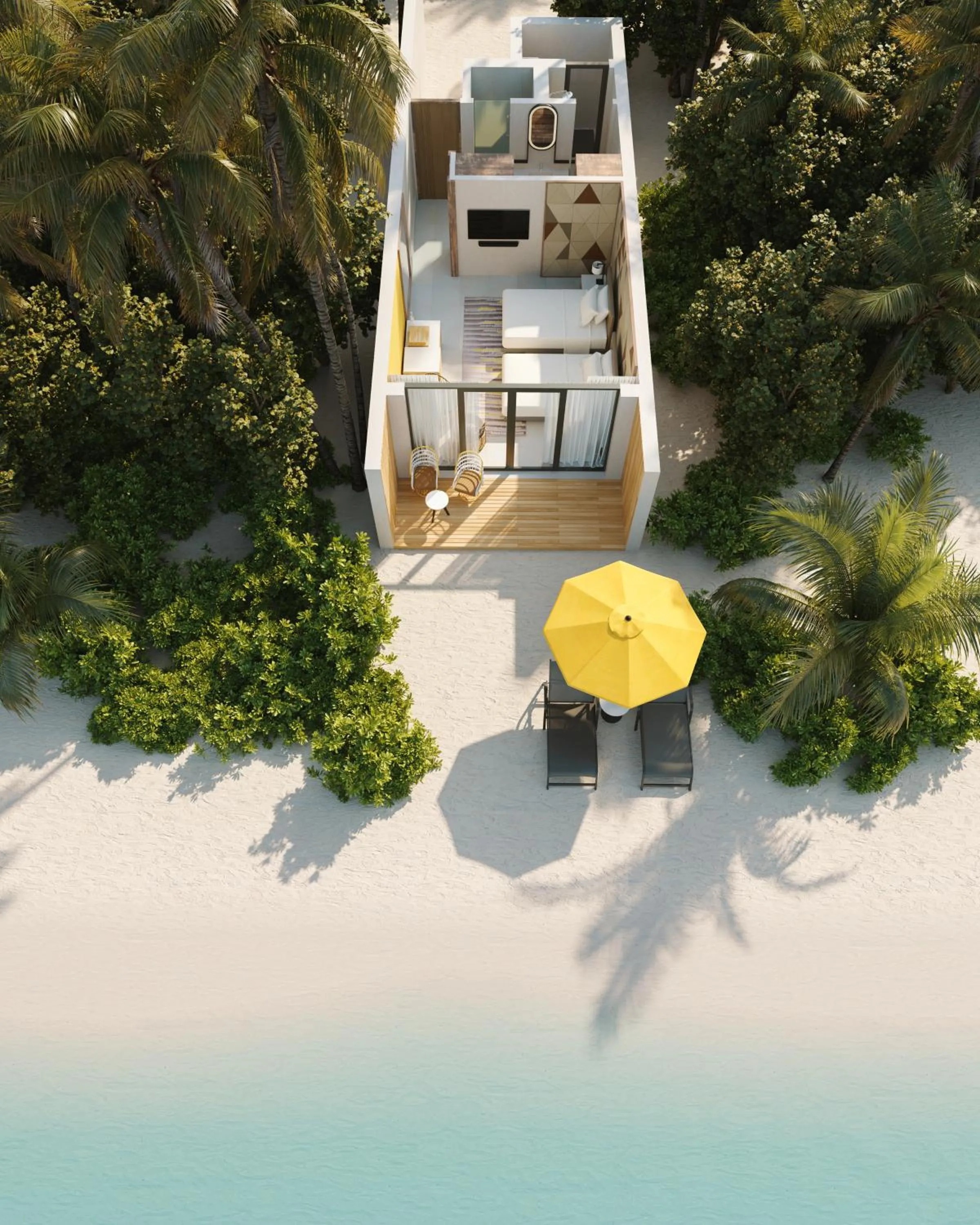 Floor plan in Hard Rock Hotel Maldives - FREE transfer for stays from 01st Mar to 31st Oct 2026