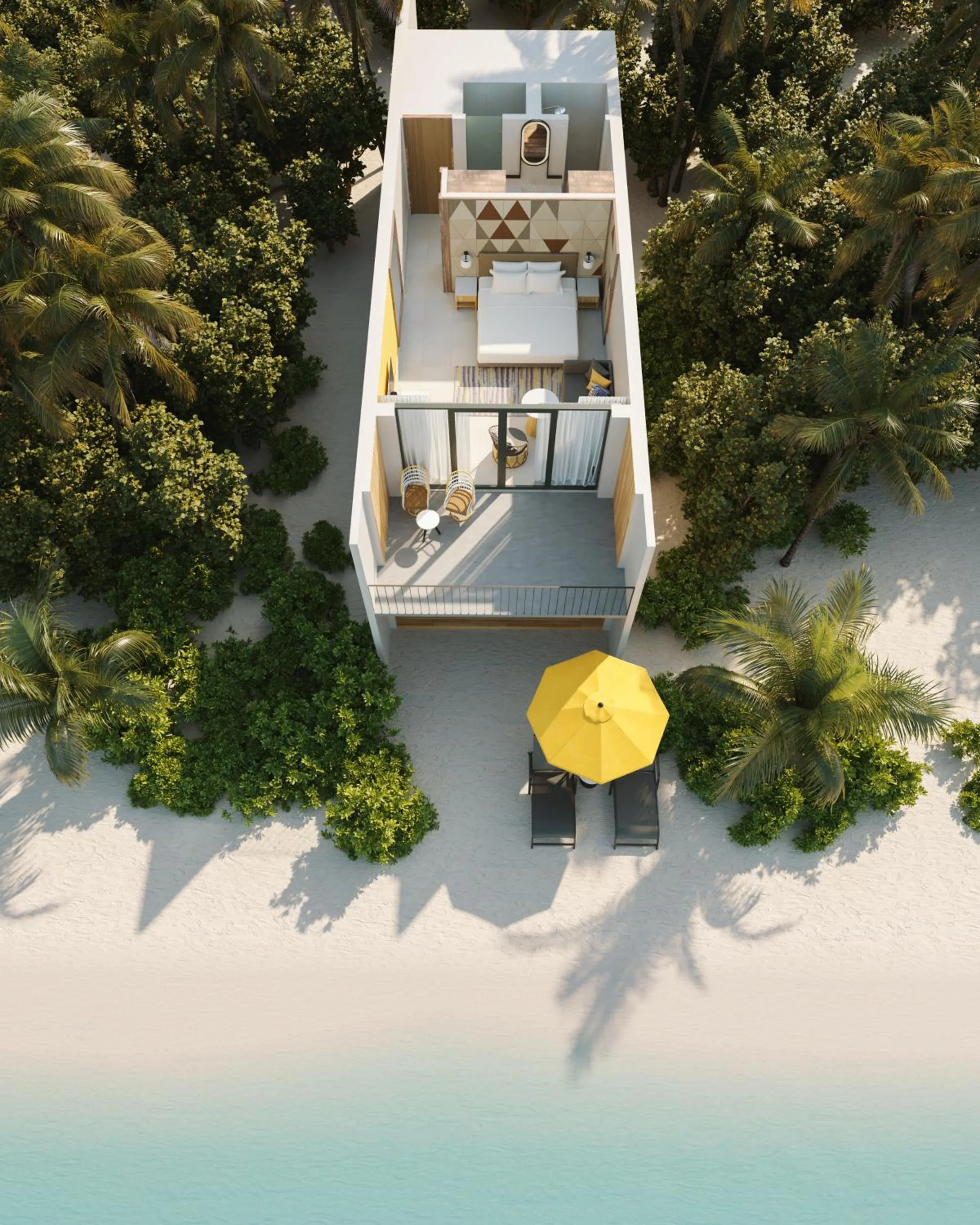 Floor plan in Hard Rock Hotel Maldives - FREE transfer for stays until 21st Dec 2025 and 11th Jan to 30th Apr 2026