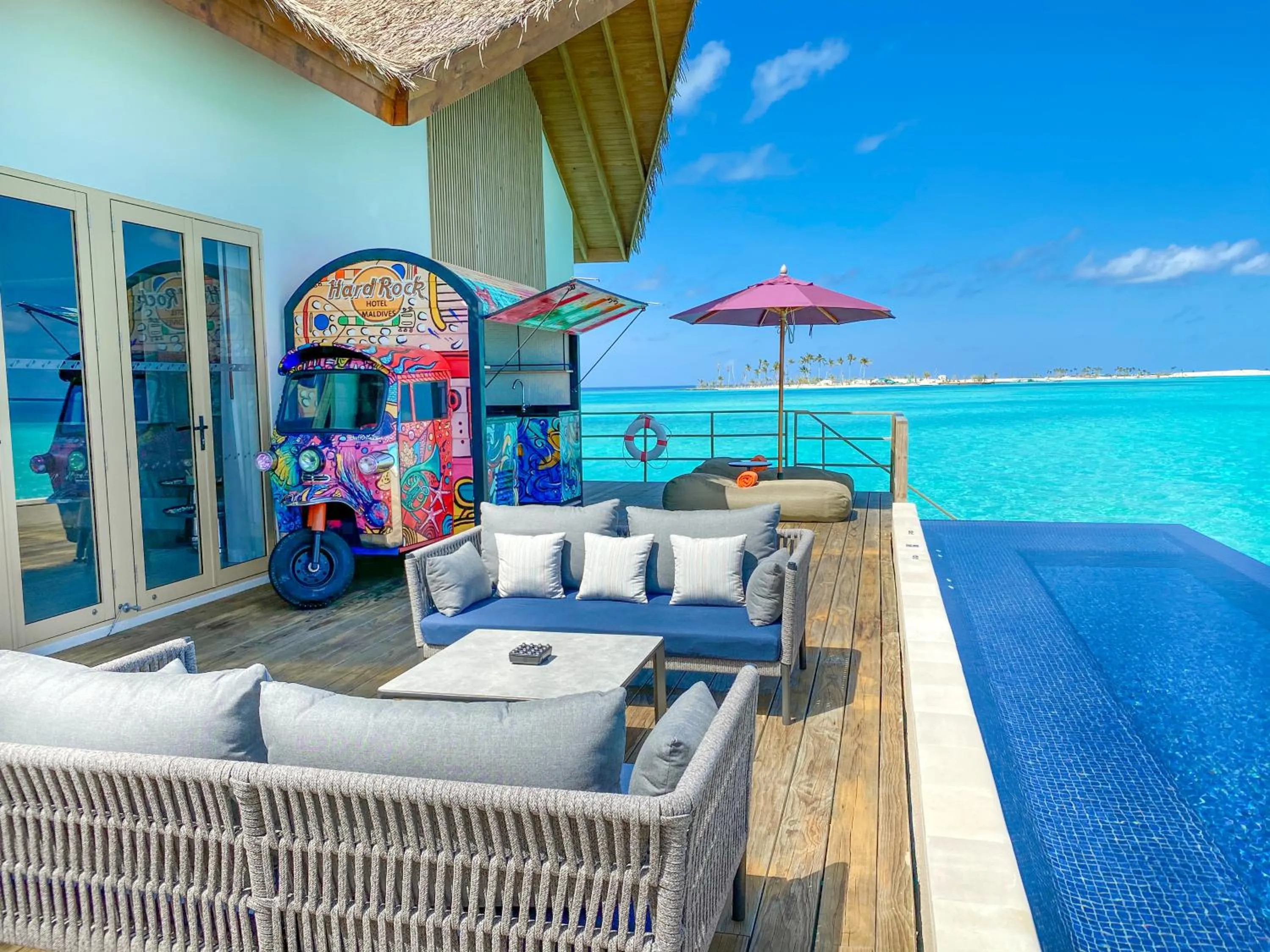 Balcony/Terrace in Hard Rock Hotel Maldives - FREE transfer for stays from 01st Mar to 31st Oct 2026