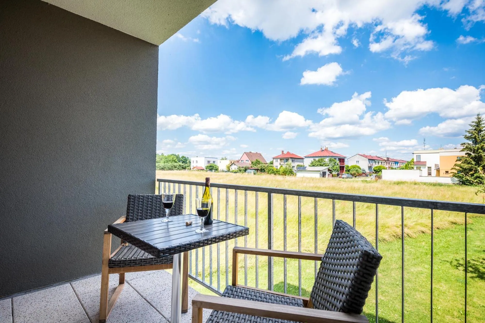 Balcony/Terrace in RELAX PARK Třeboň I