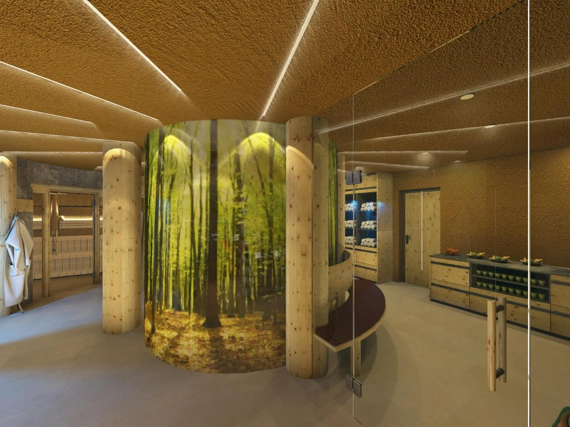 Spa and wellness centre/facilities in Hotel Rodella