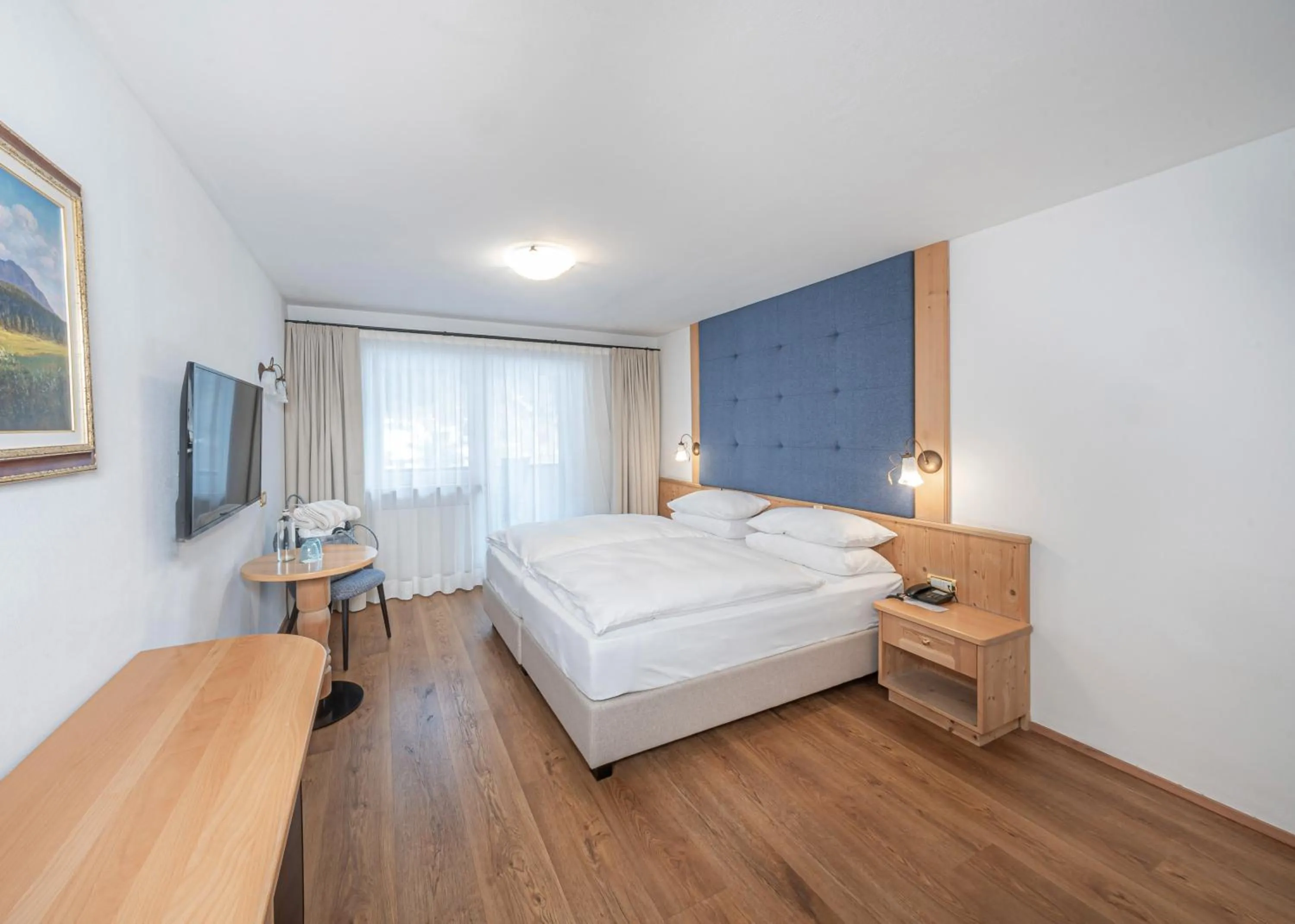 Bed in Hotel Rodella