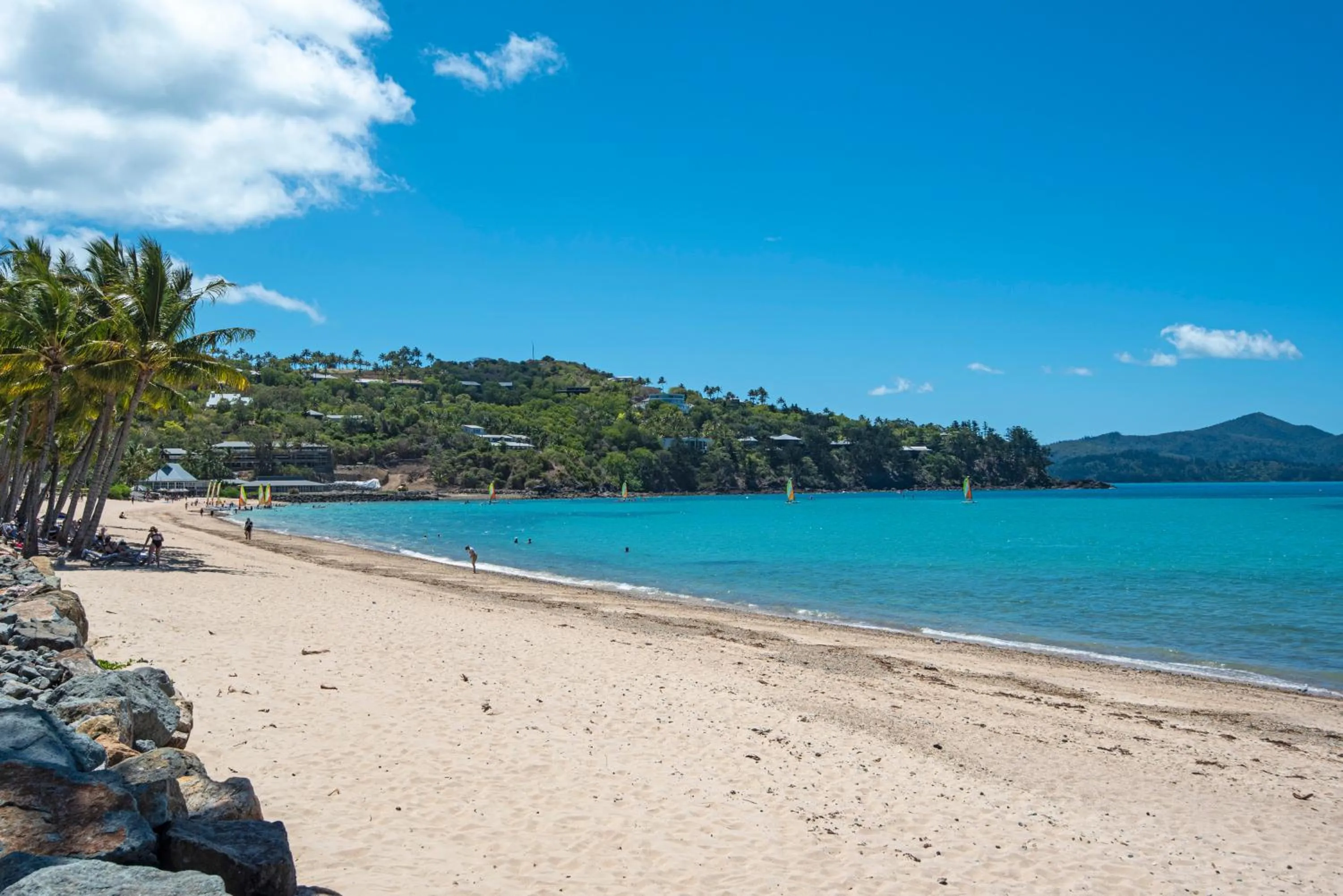 Beach in Lagoon Beachfront Lodge 202 on Hamilton Island by HamoRent