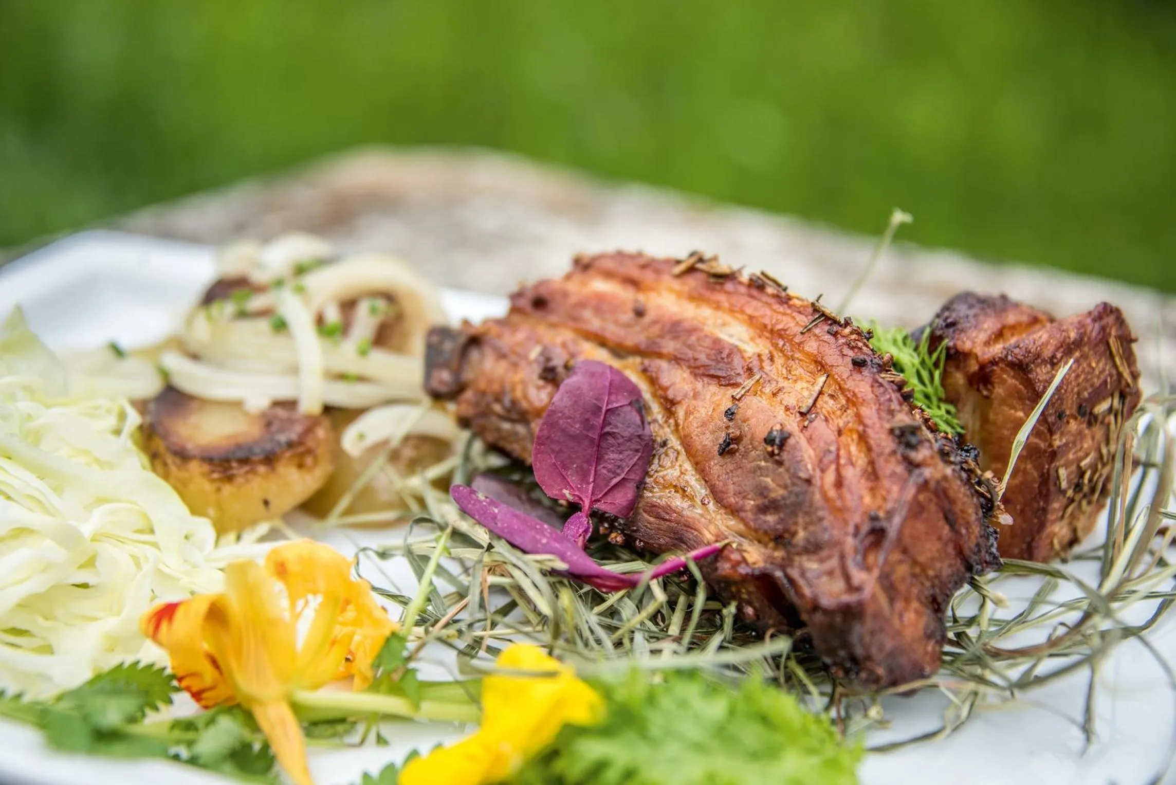 Food close-up in Vitaurina Royal Hotel