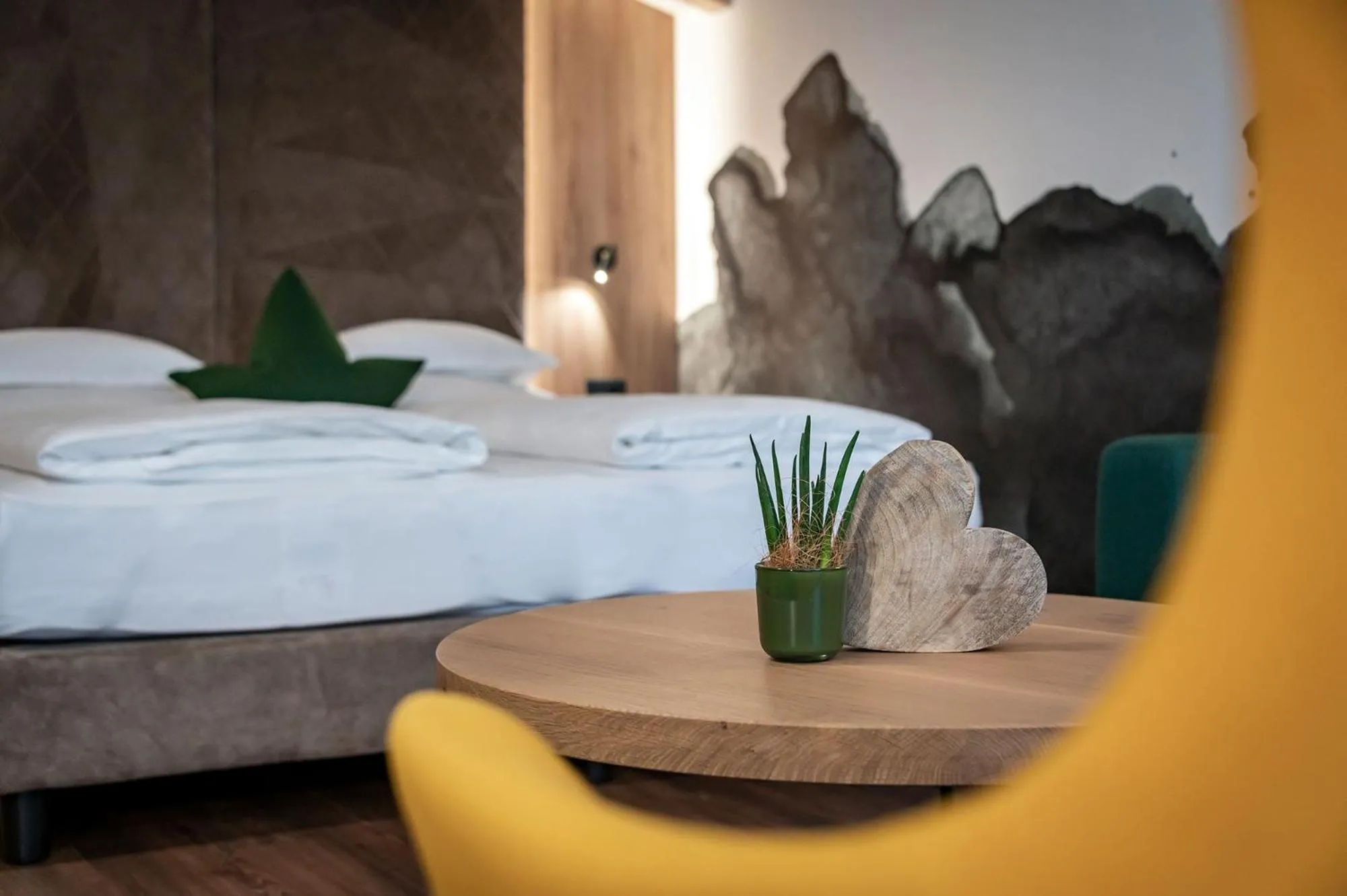 Bed in Vitaurina Royal Hotel