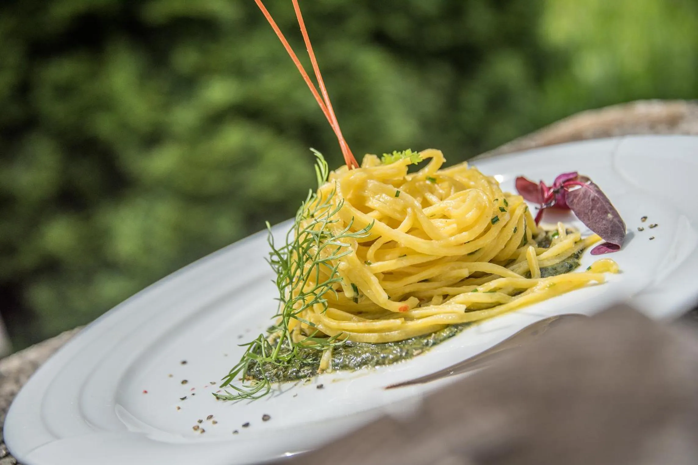 Food close-up in Vitaurina Royal Hotel