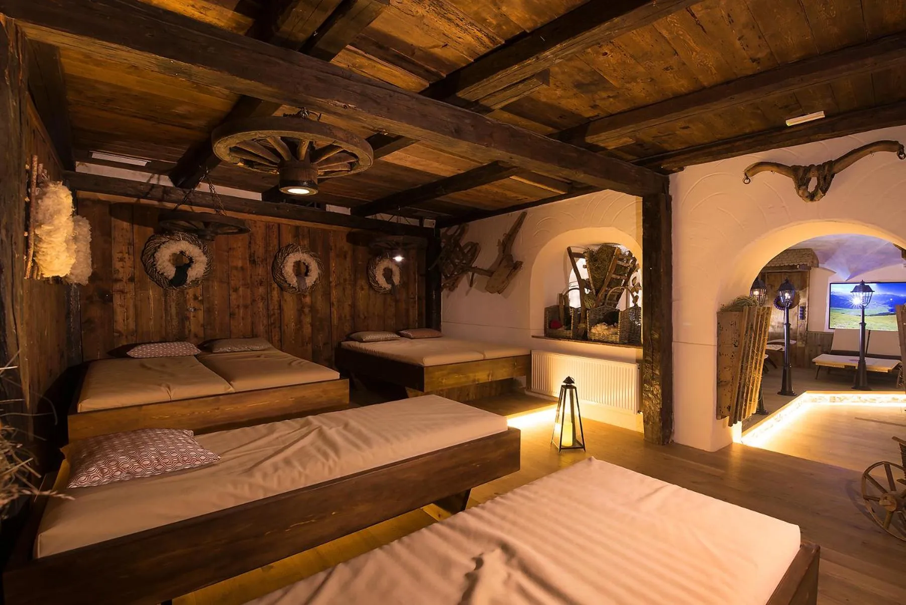 Spa and wellness centre/facilities, Bed in Hotel Engel