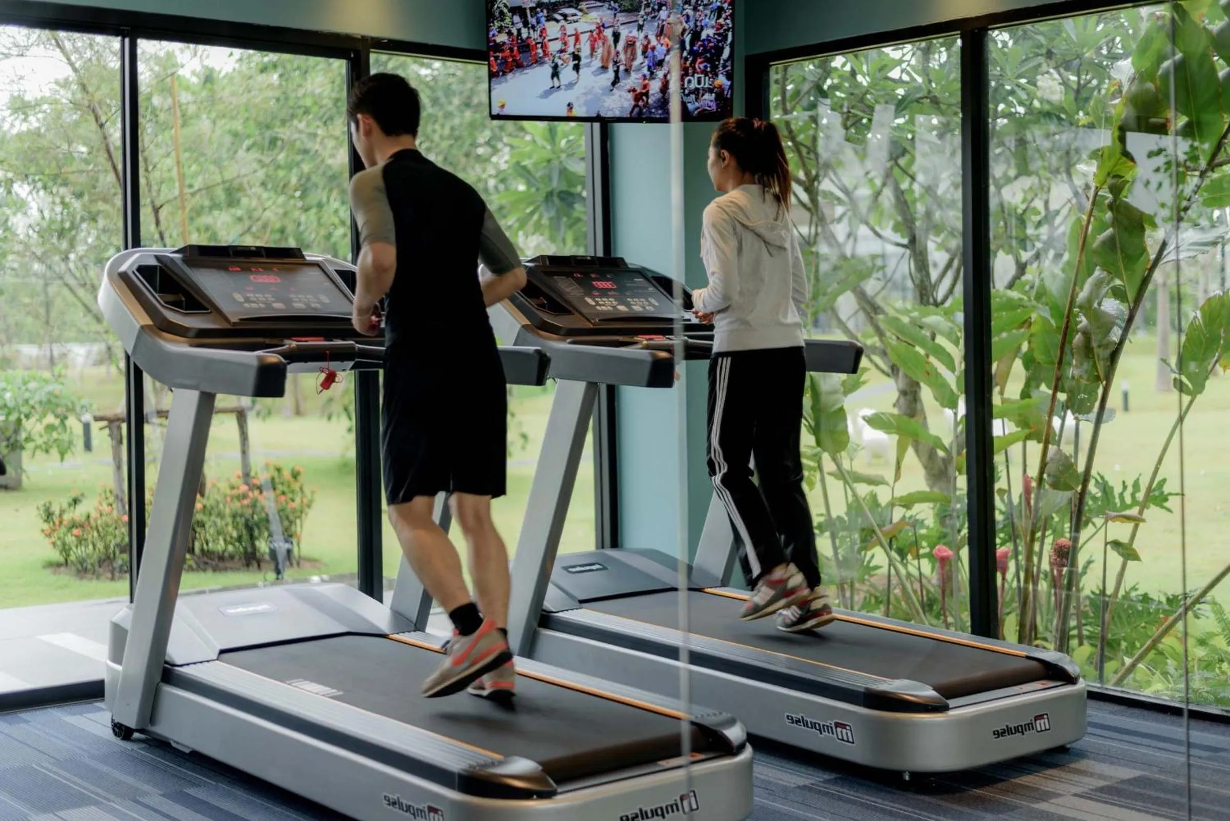 People in Green Ville Laguna Hotel