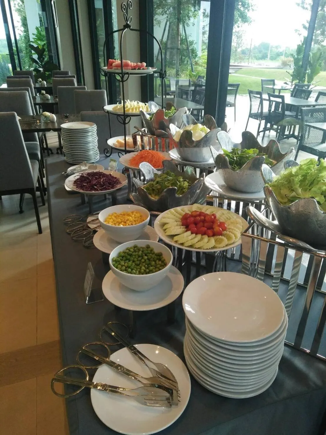 Food in Green Ville Laguna Hotel