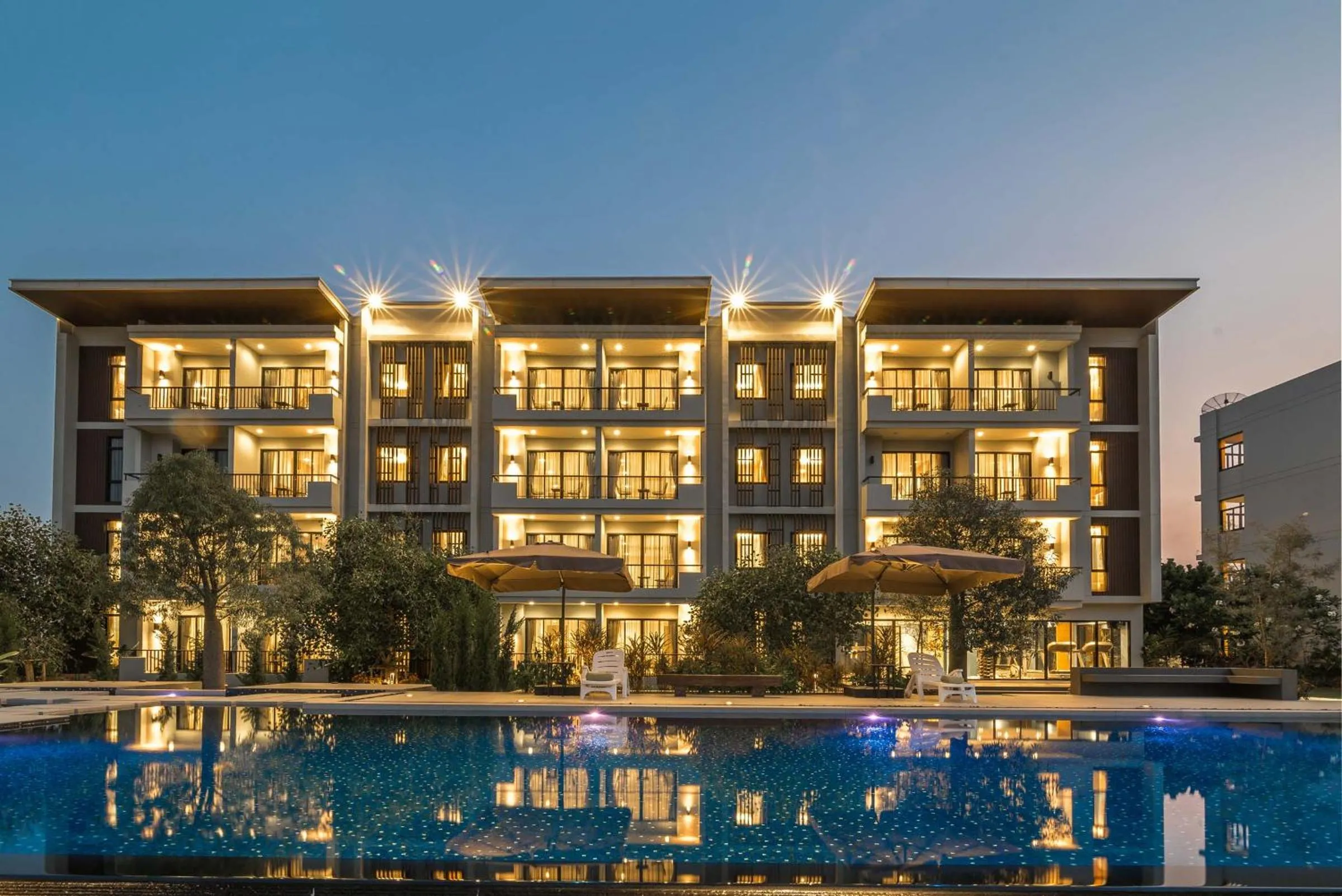 Property building in Green Ville Laguna Hotel