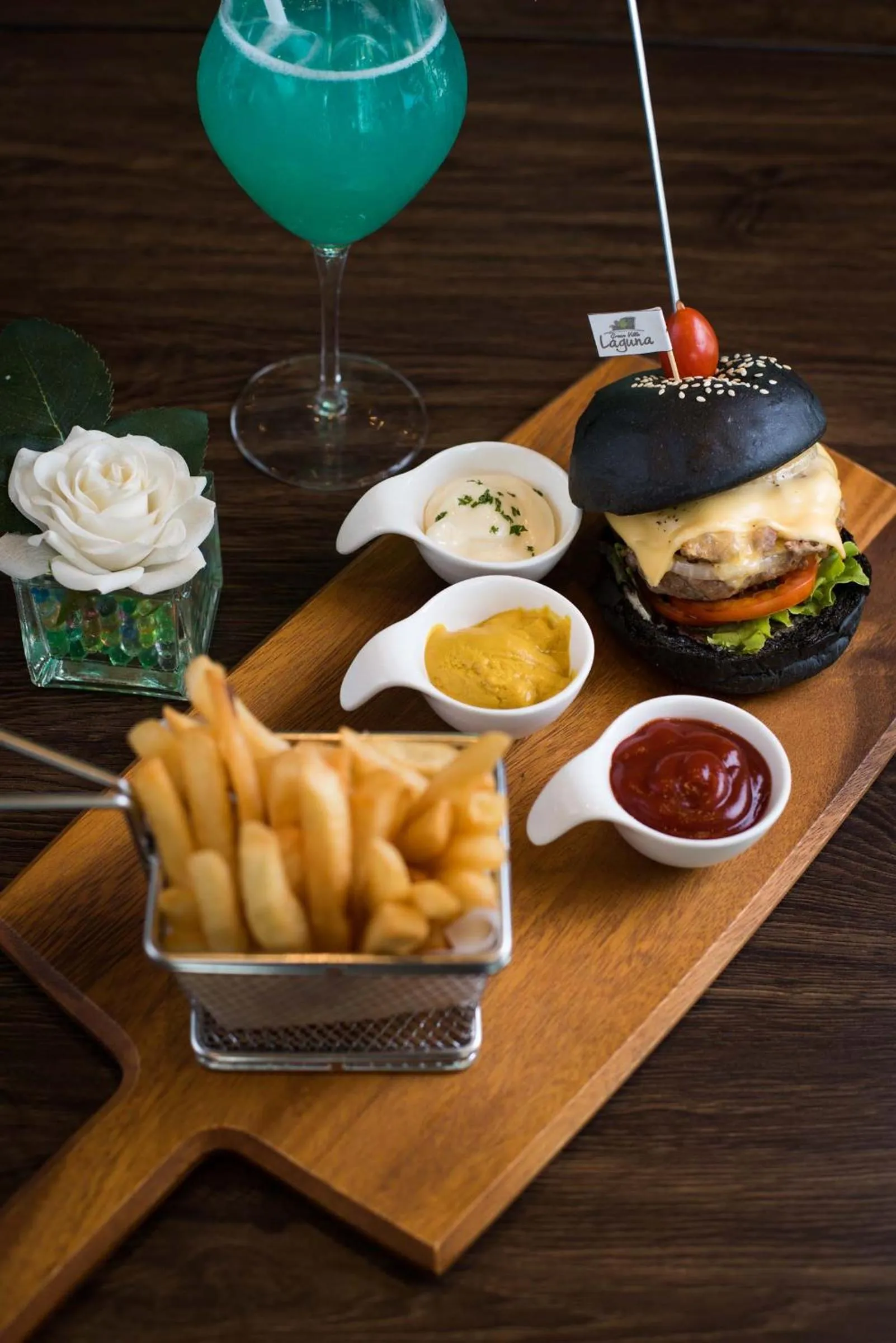 Food in Green Ville Laguna Hotel