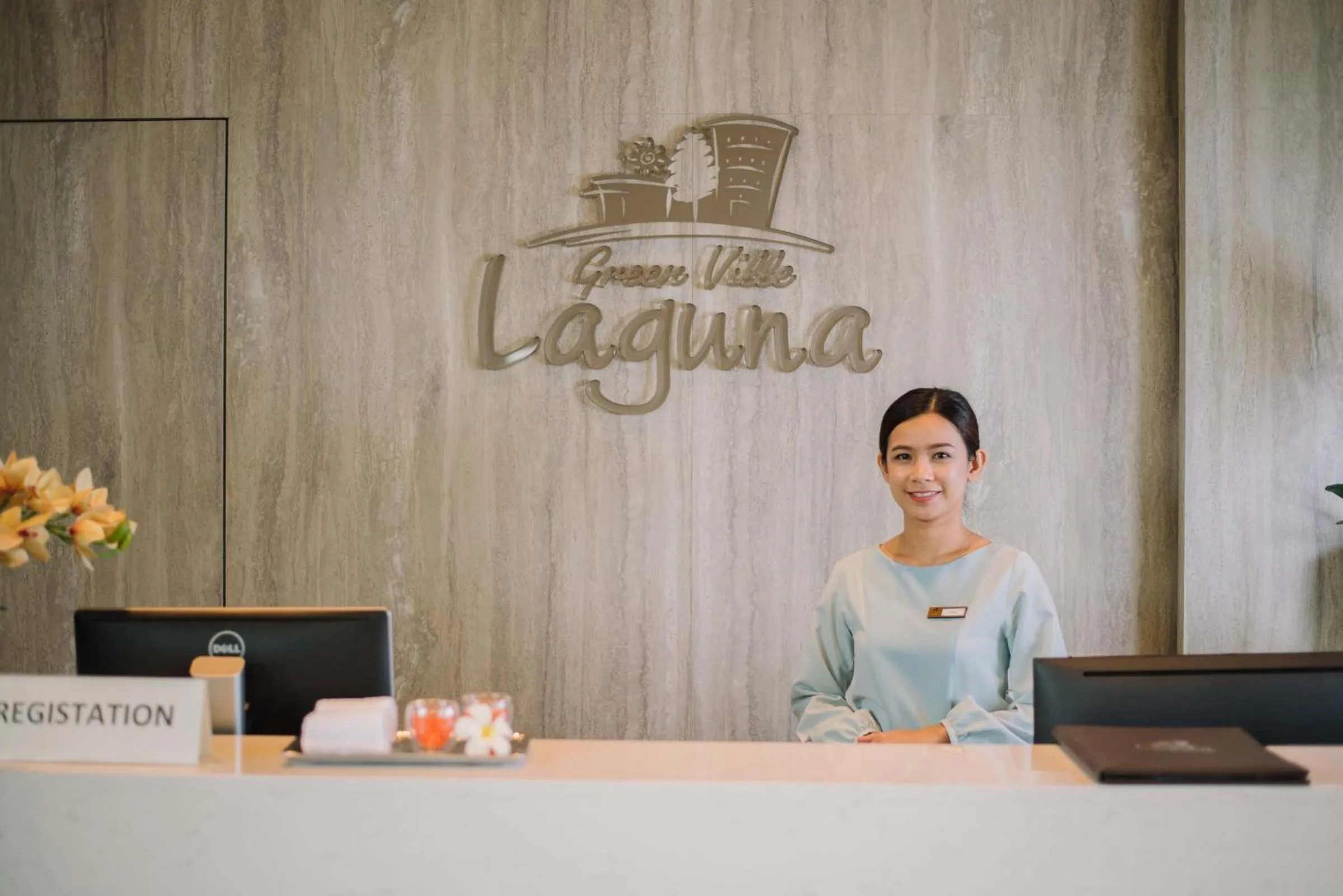 Staff in Green Ville Laguna Hotel