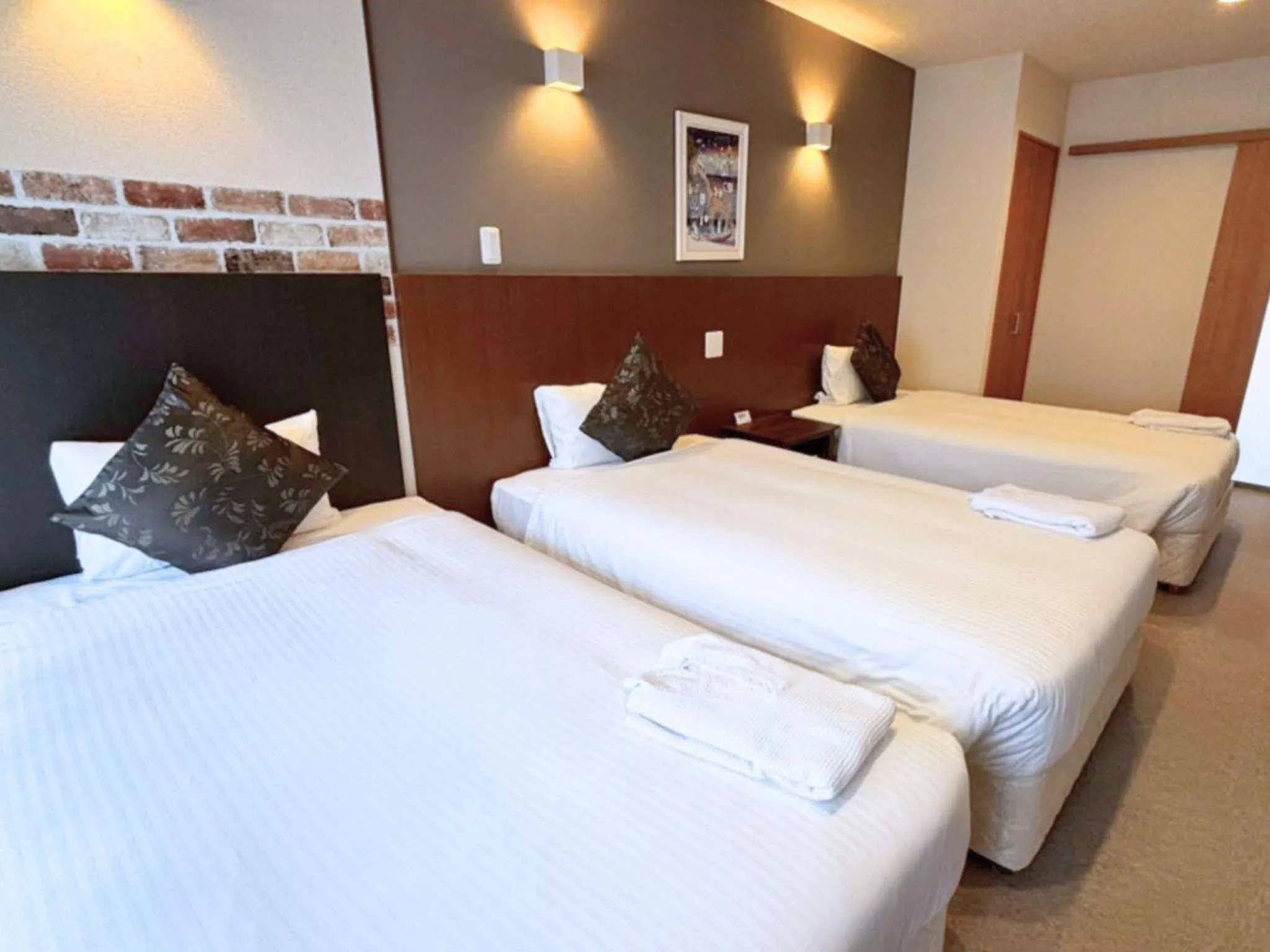 Bed in Creass Hotel Tsubogawa Marche