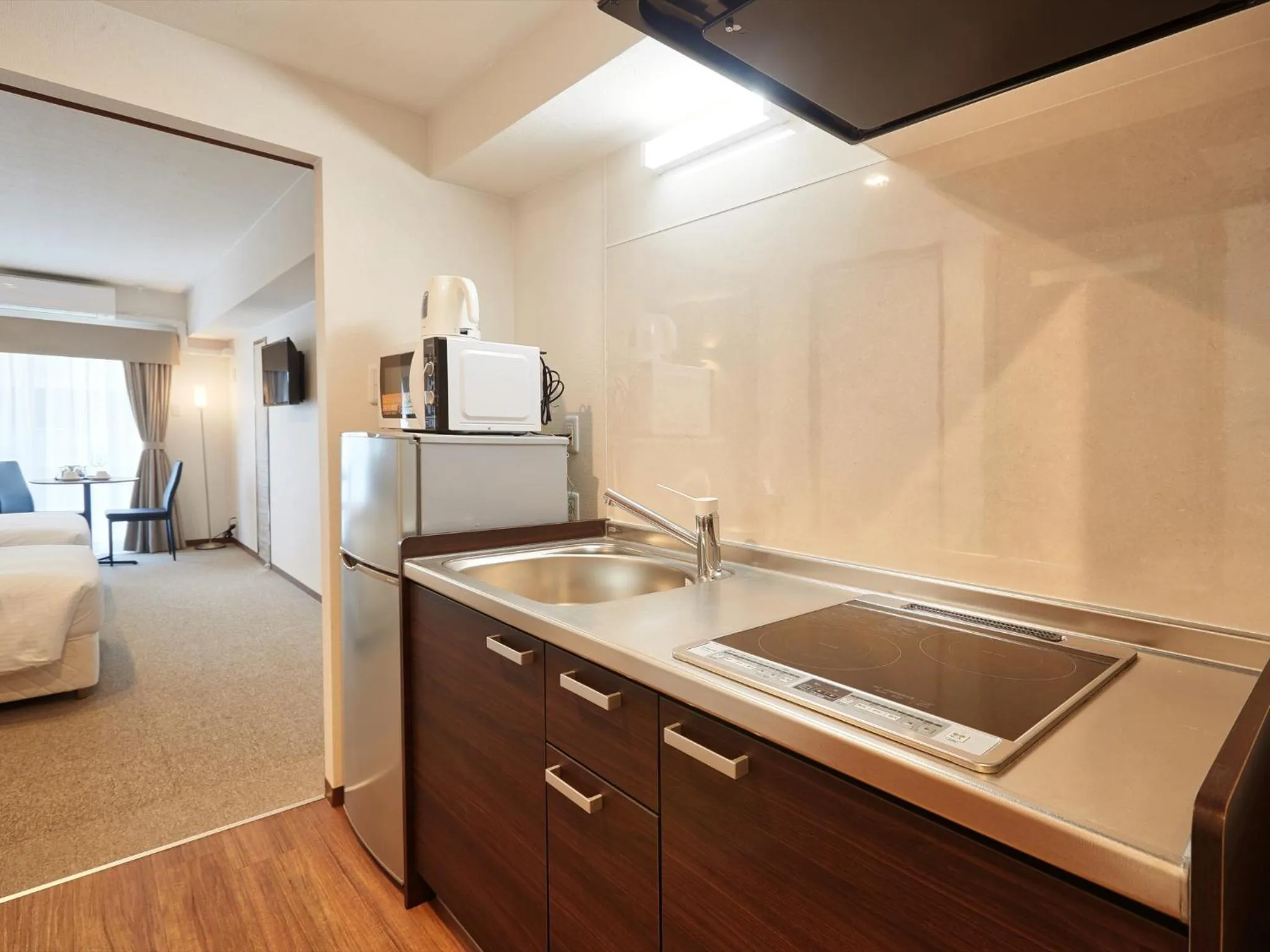 Kitchen or kitchenette in Creass Hotel Tsubogawa Marche
