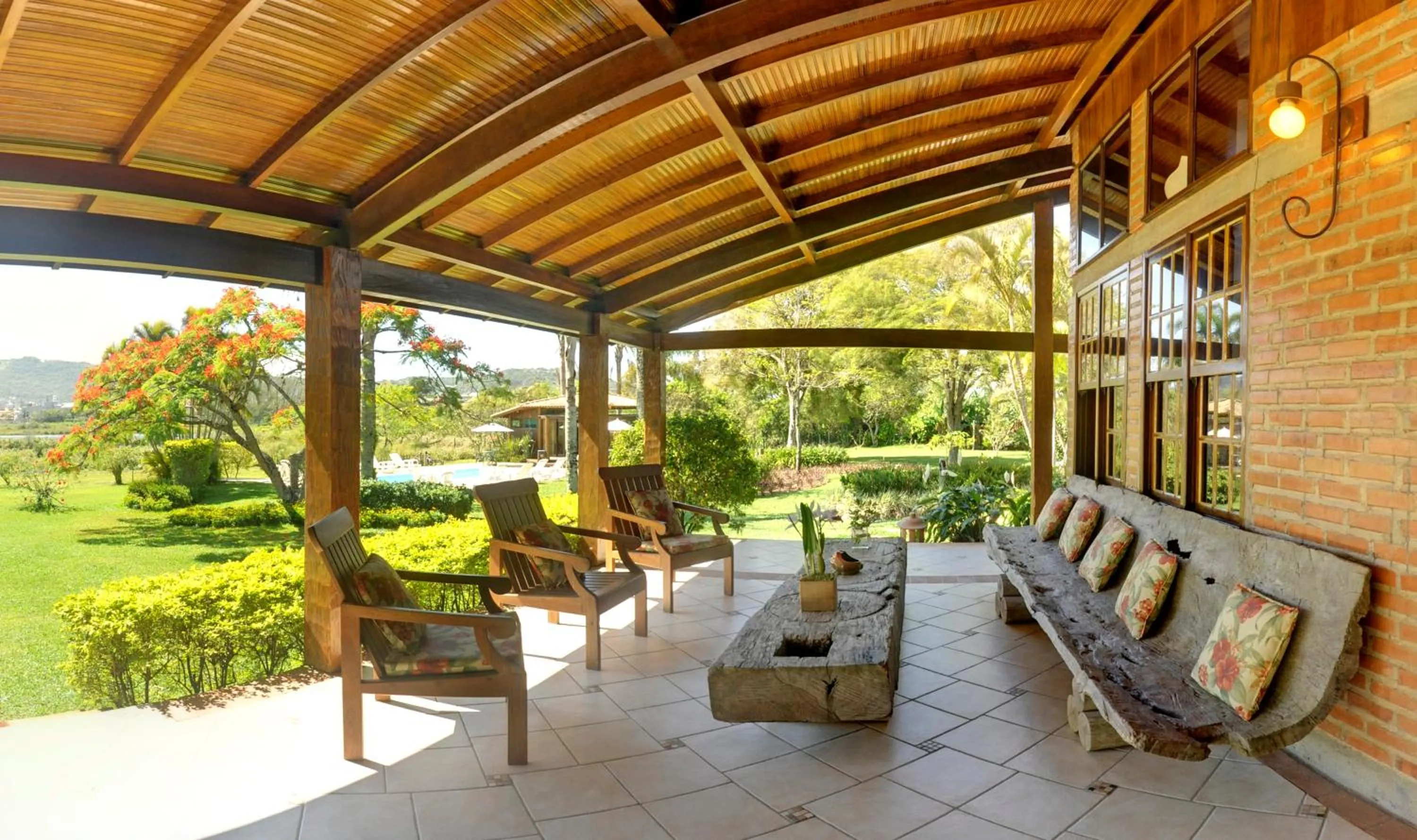 Balcony/Terrace in Hotel Pousada da Lagoa - Casa Californiana