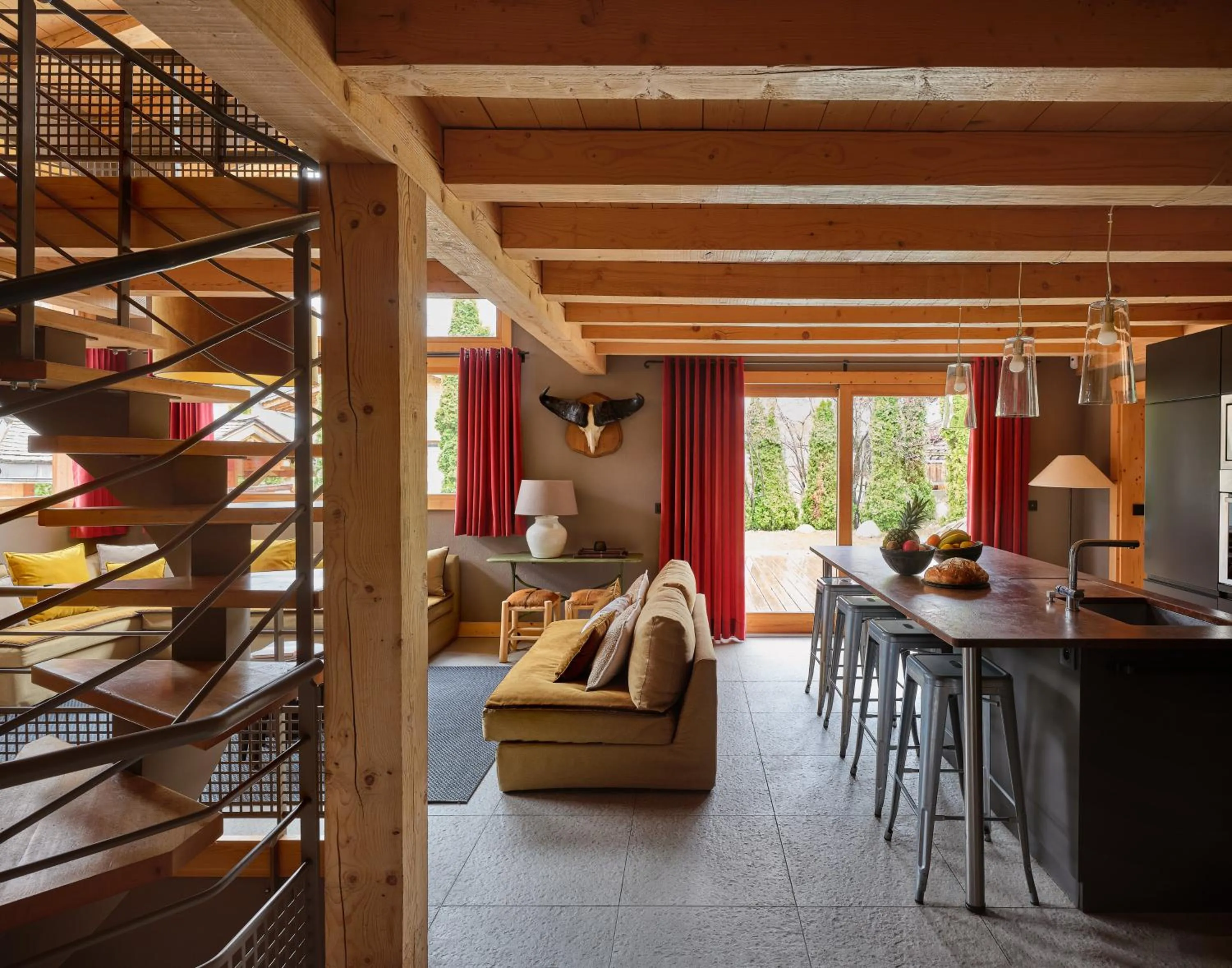 Dining area in Les Rives d'Argentière