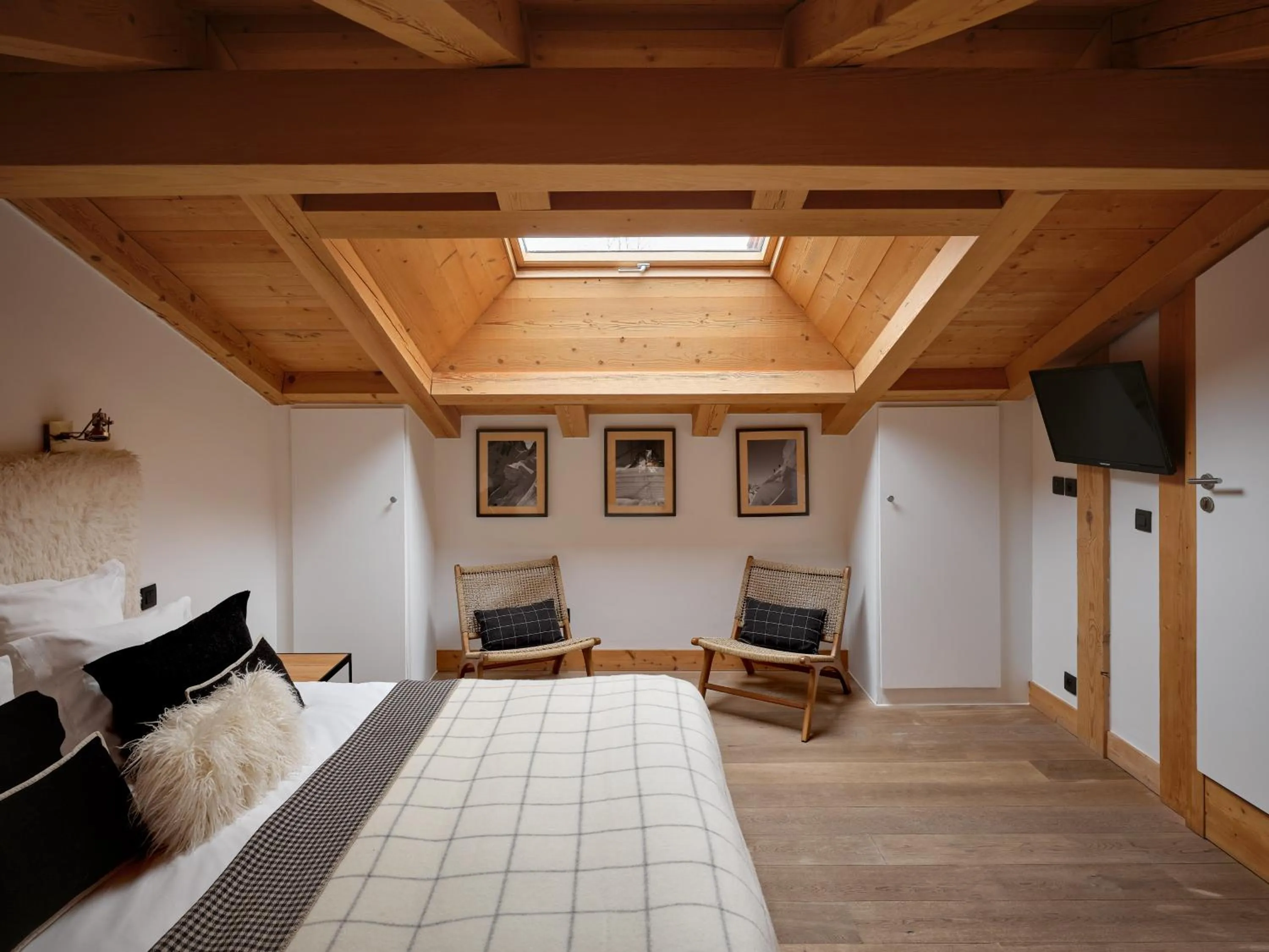 Bed in Les Rives d'Argentière