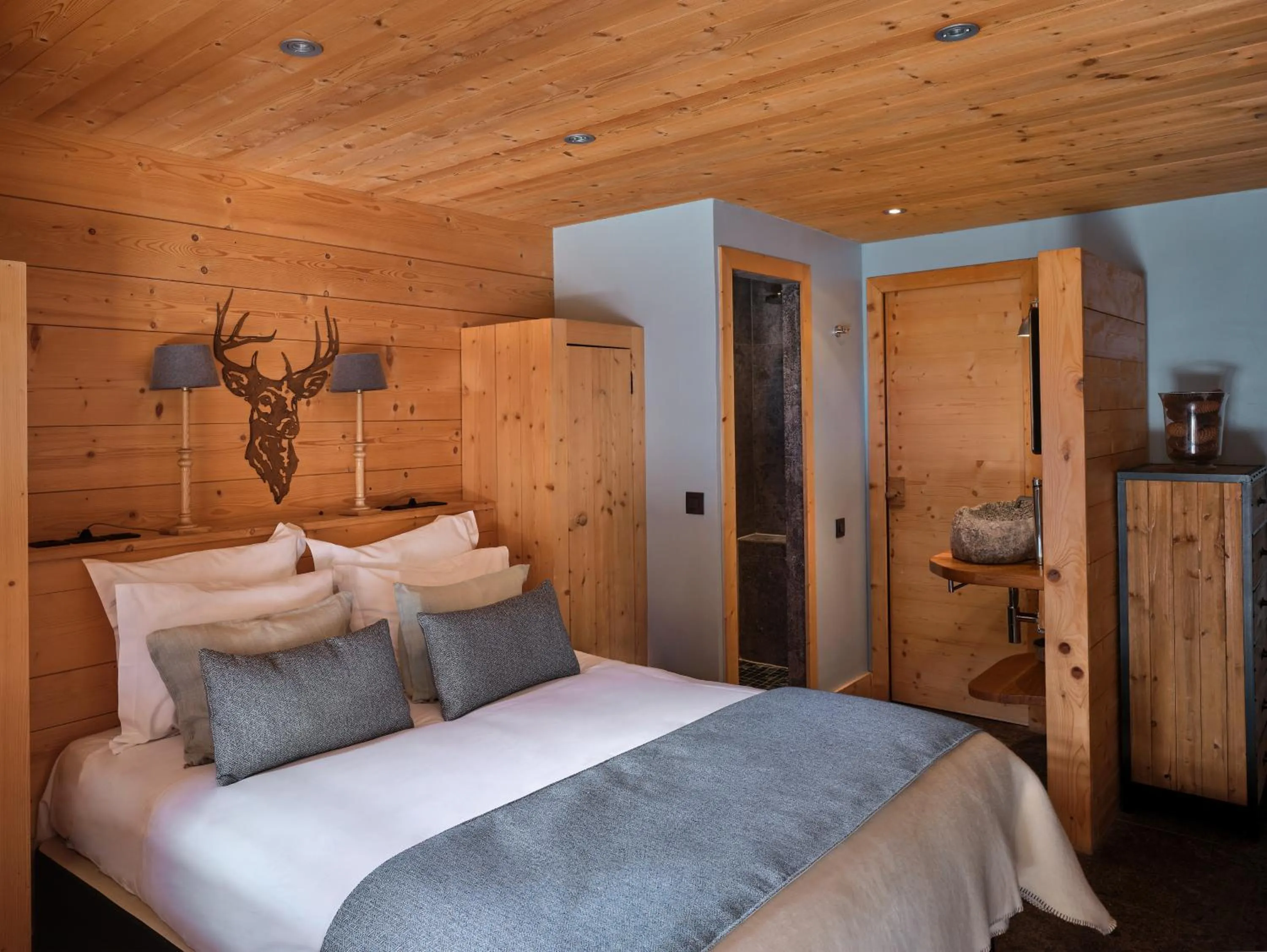 Bed in Les Rives d'Argentière