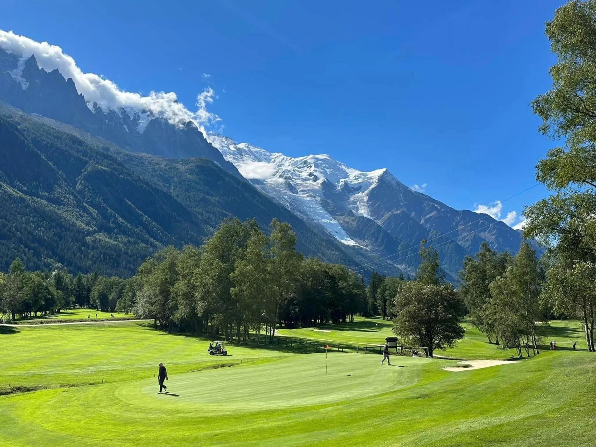 Golfcourse in Les Rives d'Argentière