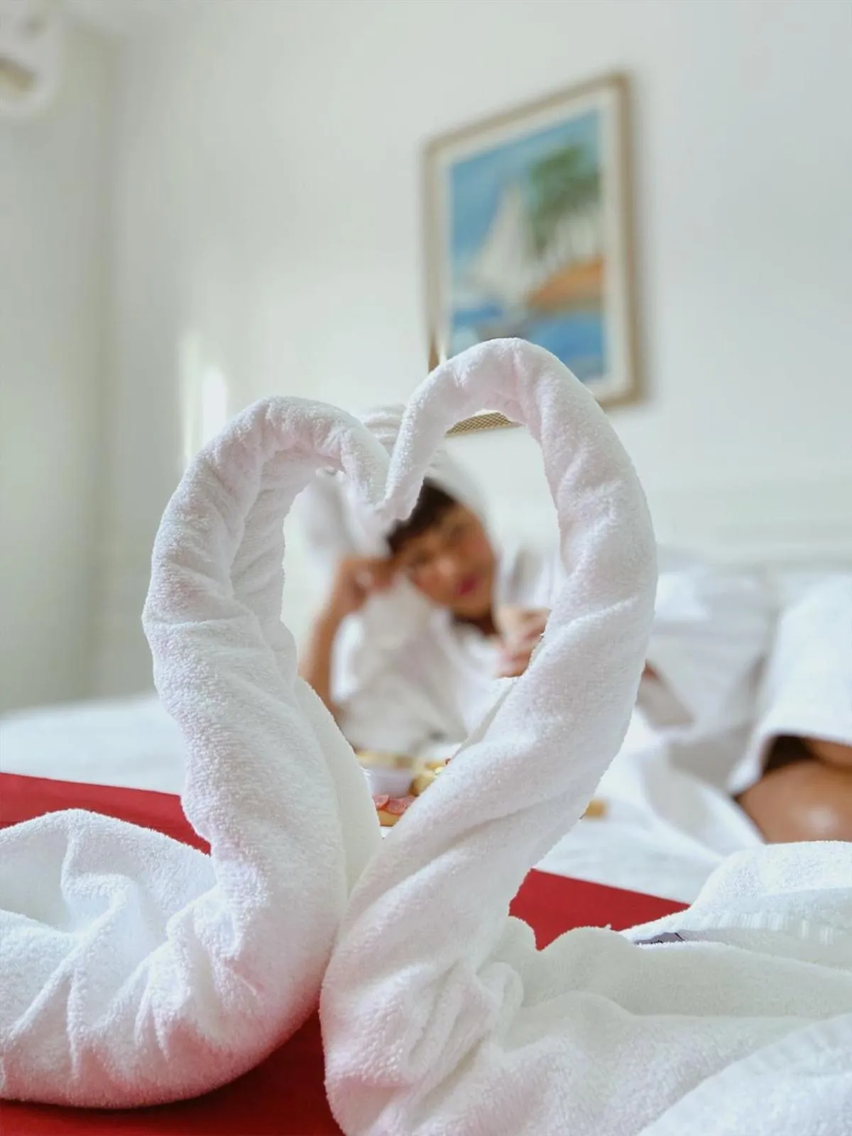 Decorative detail, Bed in Pousada Capital das Águas