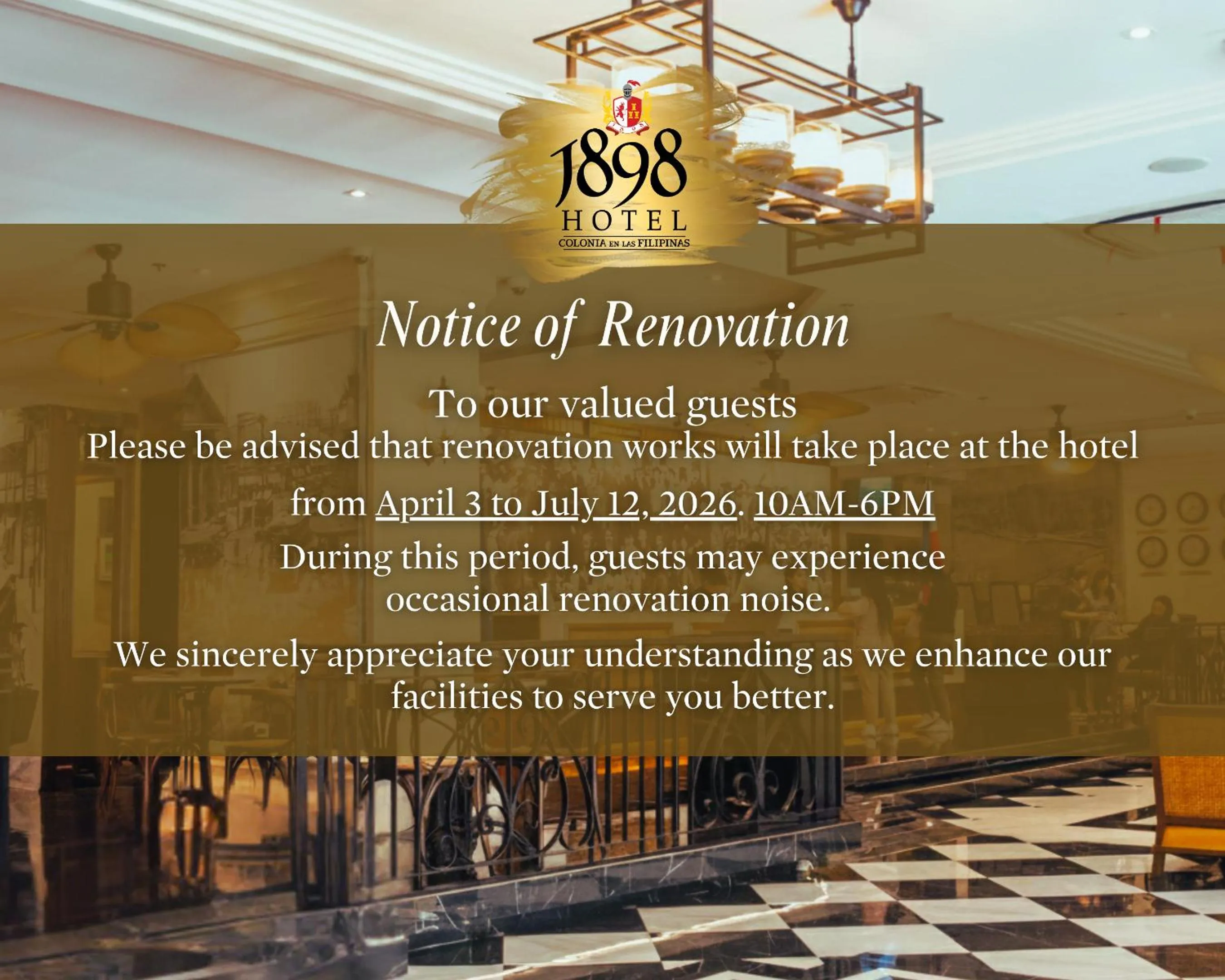 Lobby or reception in 1898 Hotel Colonia En Las Filipinas