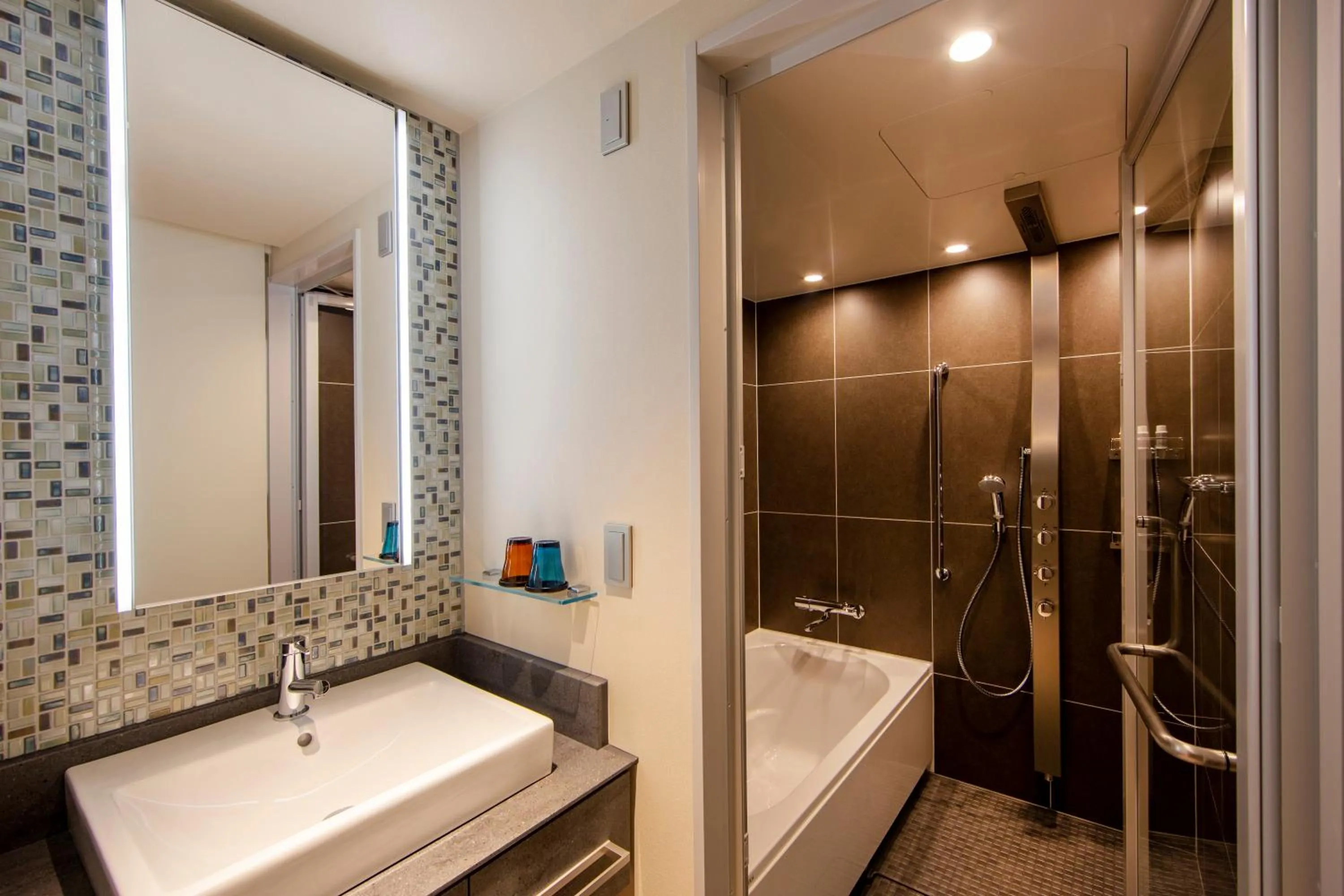 Bathroom in karaksa hotel premier Tokyo Ginza