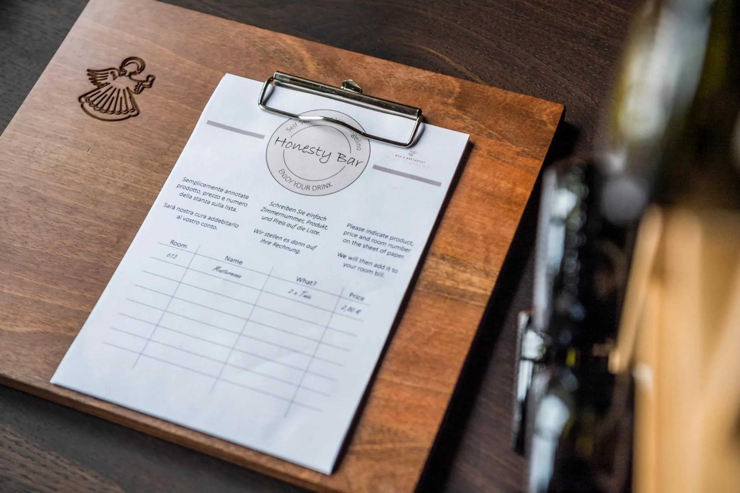 Restaurant/places to eat in B&B Villa Angelino