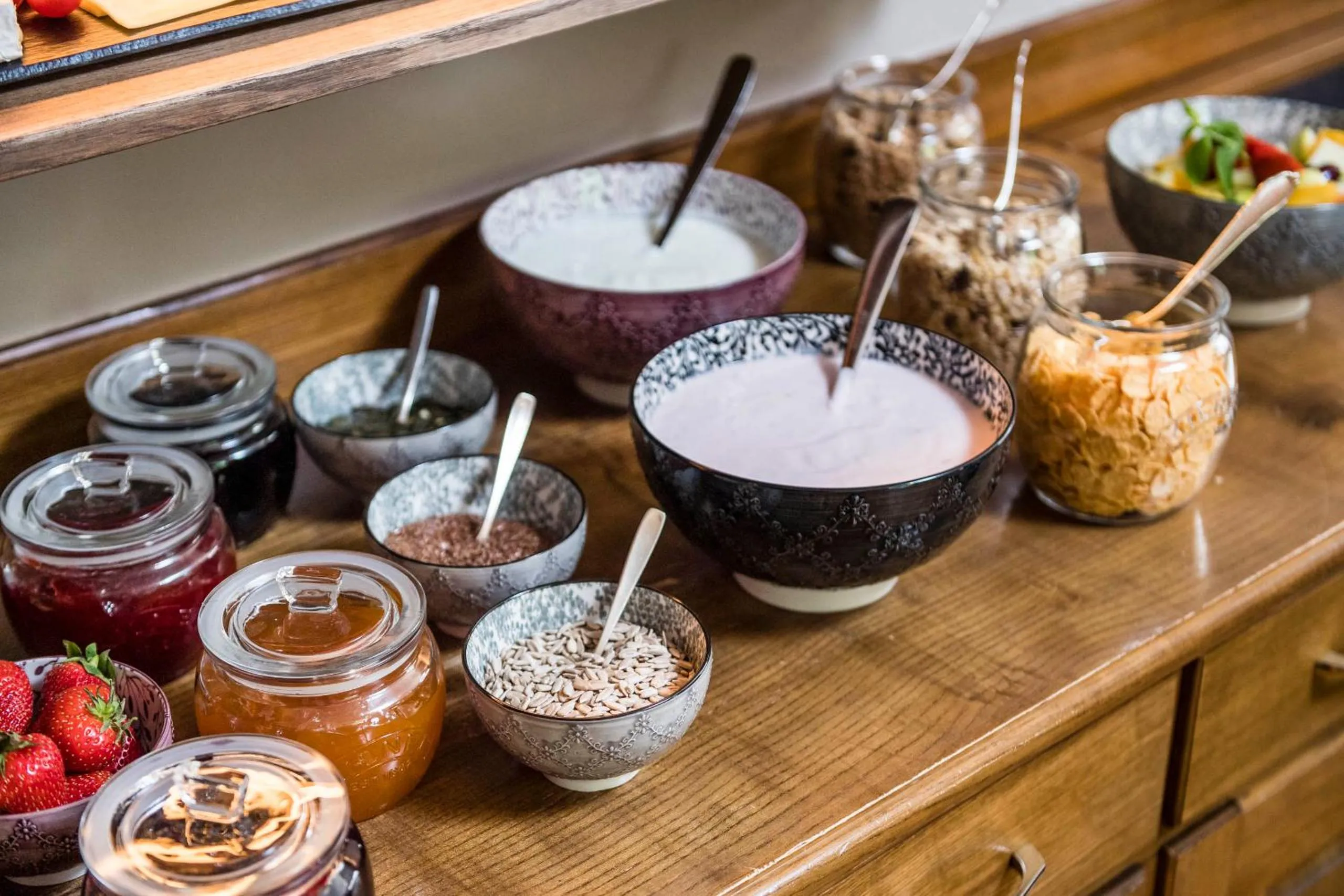 Continental breakfast in B&B Villa Angelino