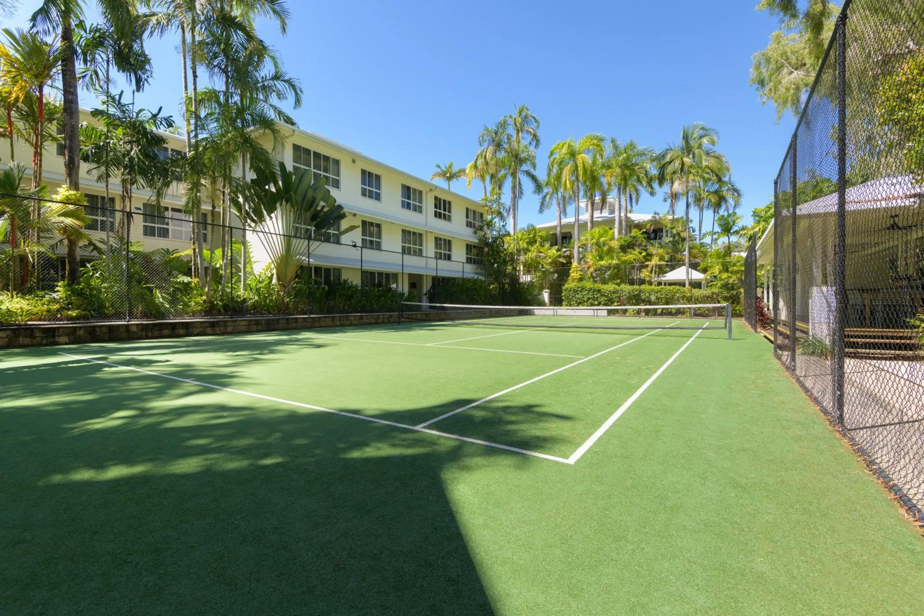 Tennis court in Mandalay Luxury Beachfront Apartments