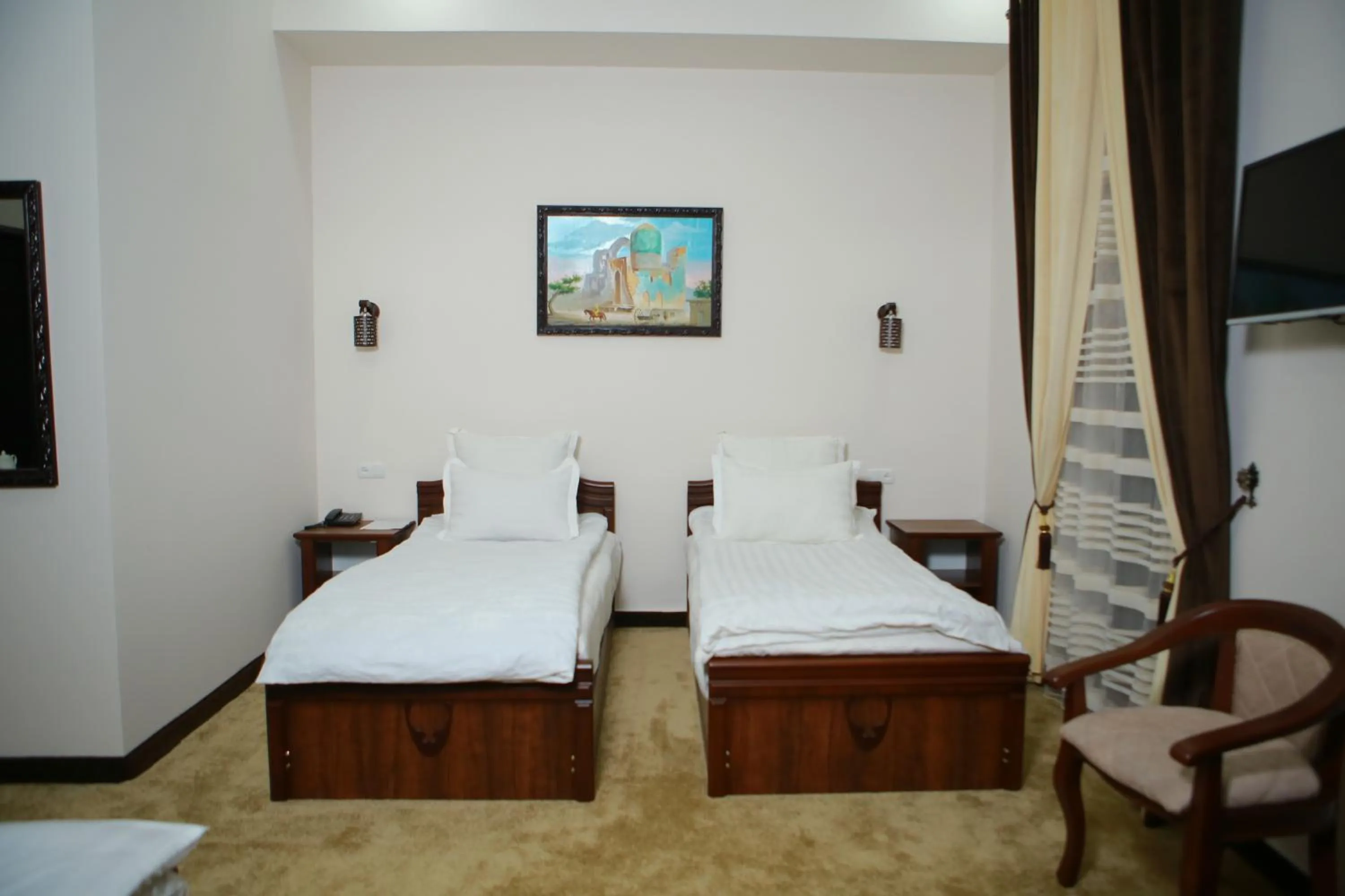 Bed in Boulevard Palace Hotel