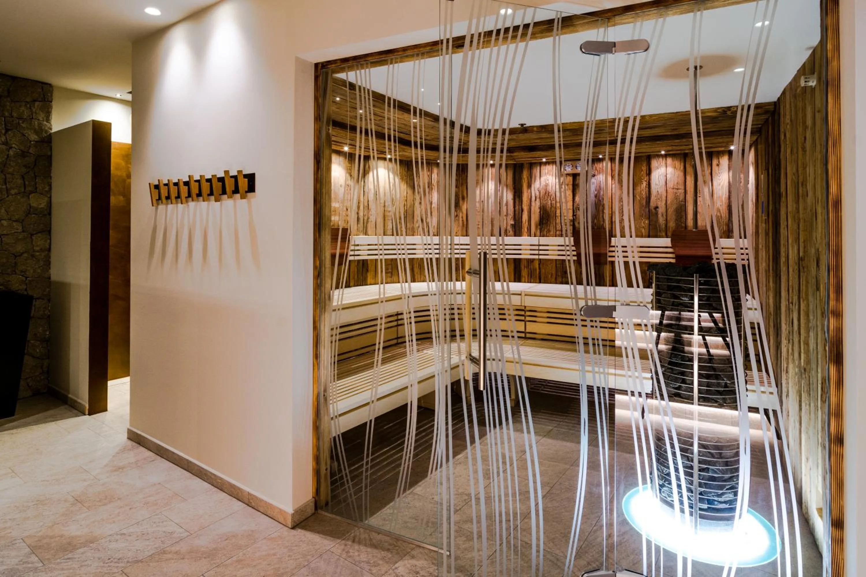 Sauna in Hotel Alaska