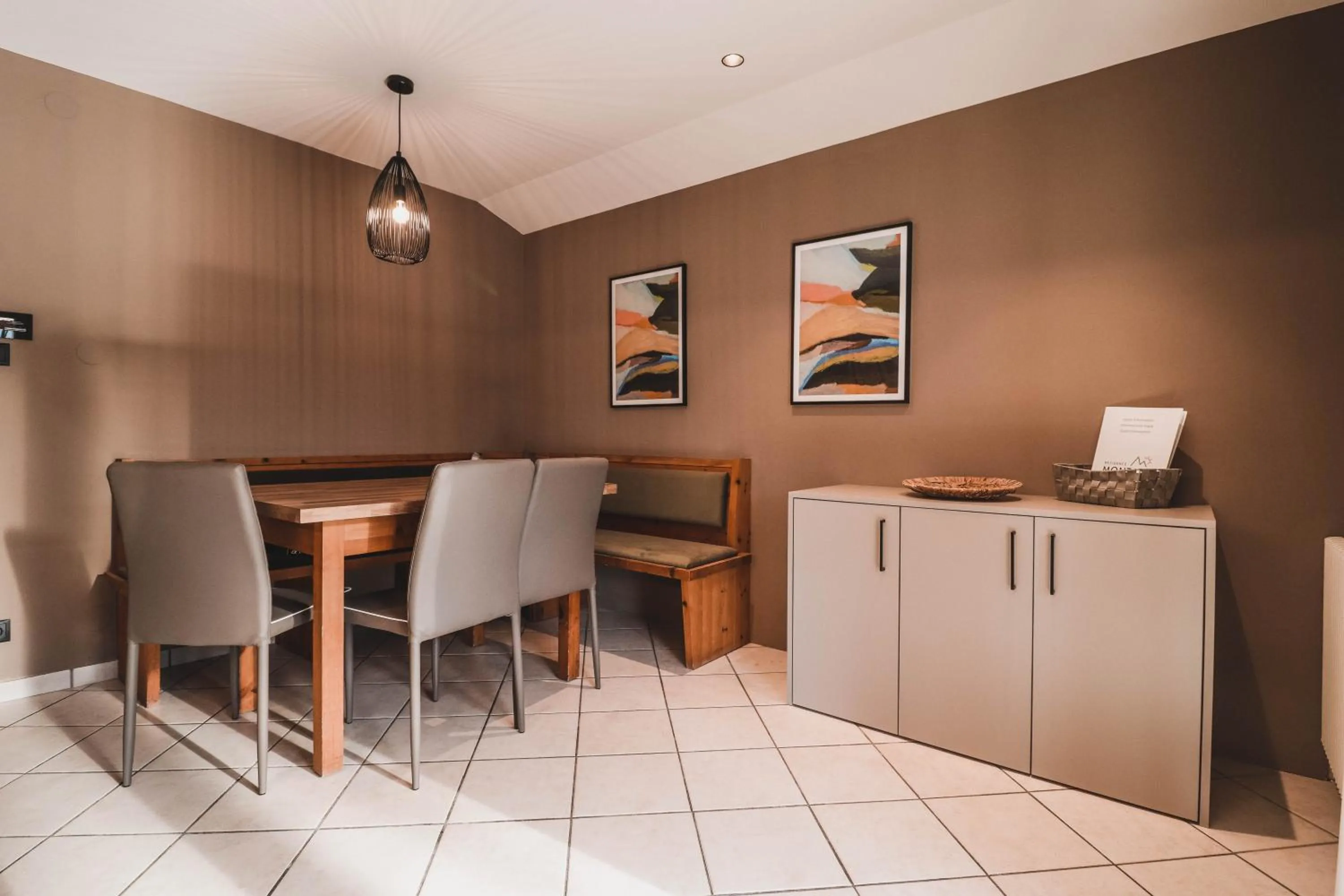 Dining area in Residence Montani