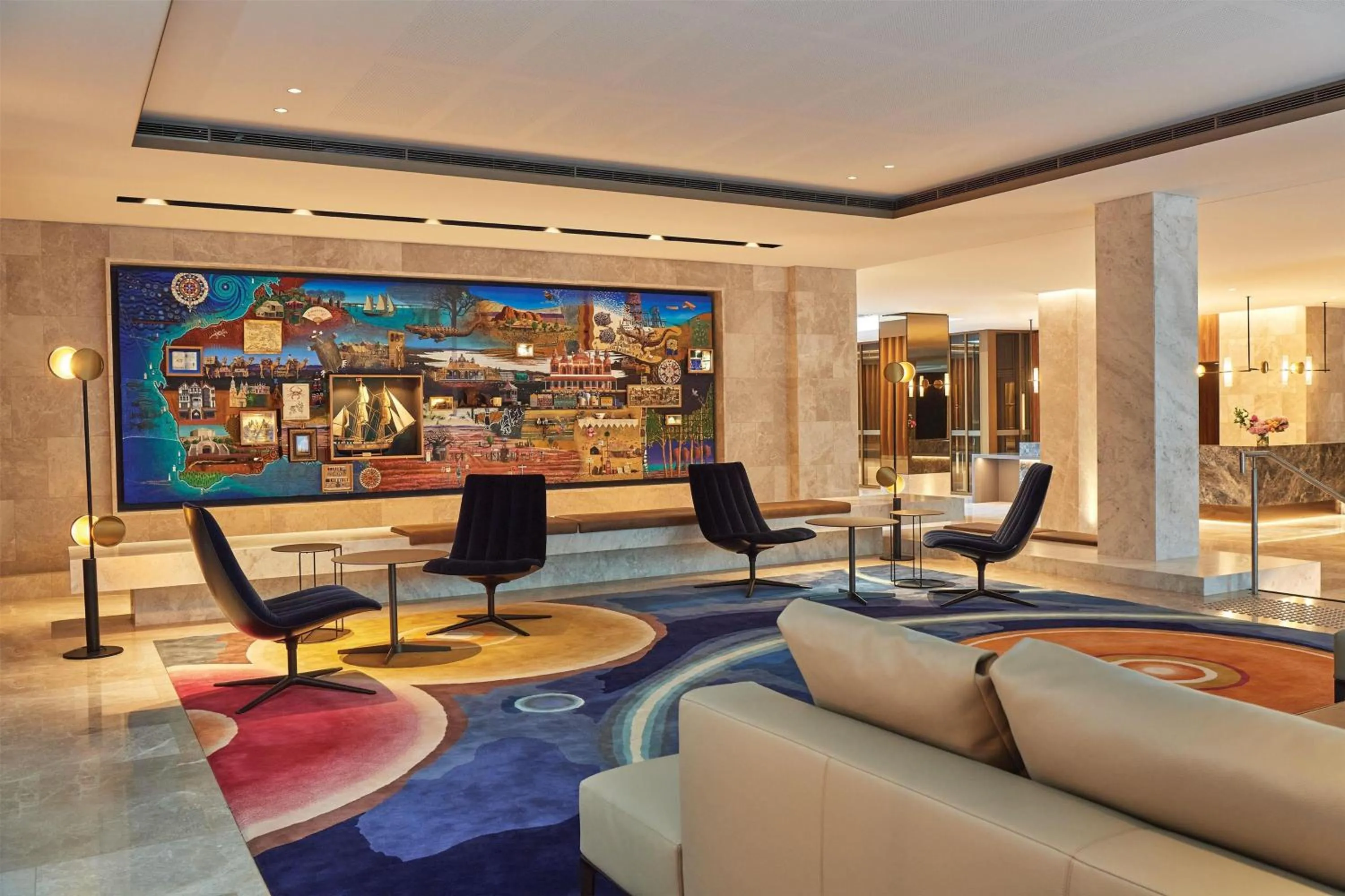 Lobby or reception in Parmelia Hilton Perth